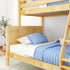 Maxtrix Classic Twin Over Full Bunk Bed Angled ladder