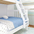 Maxtrix Classic Twin Over Full Bunk Bed Angled ladder
