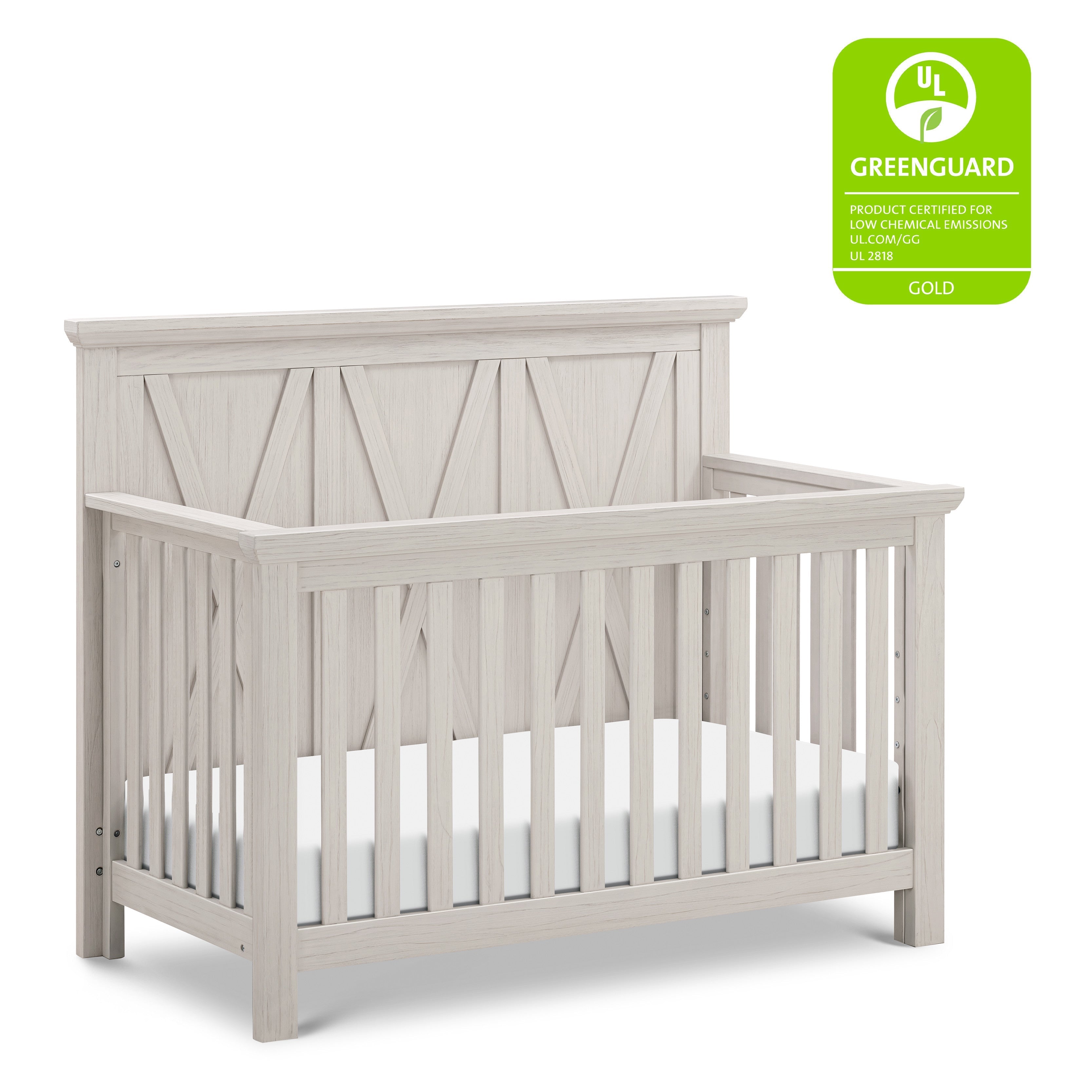 Monogram by Namesake Emory Farmhouse 4-in-1 Convertible Crib | Lullabye Shop