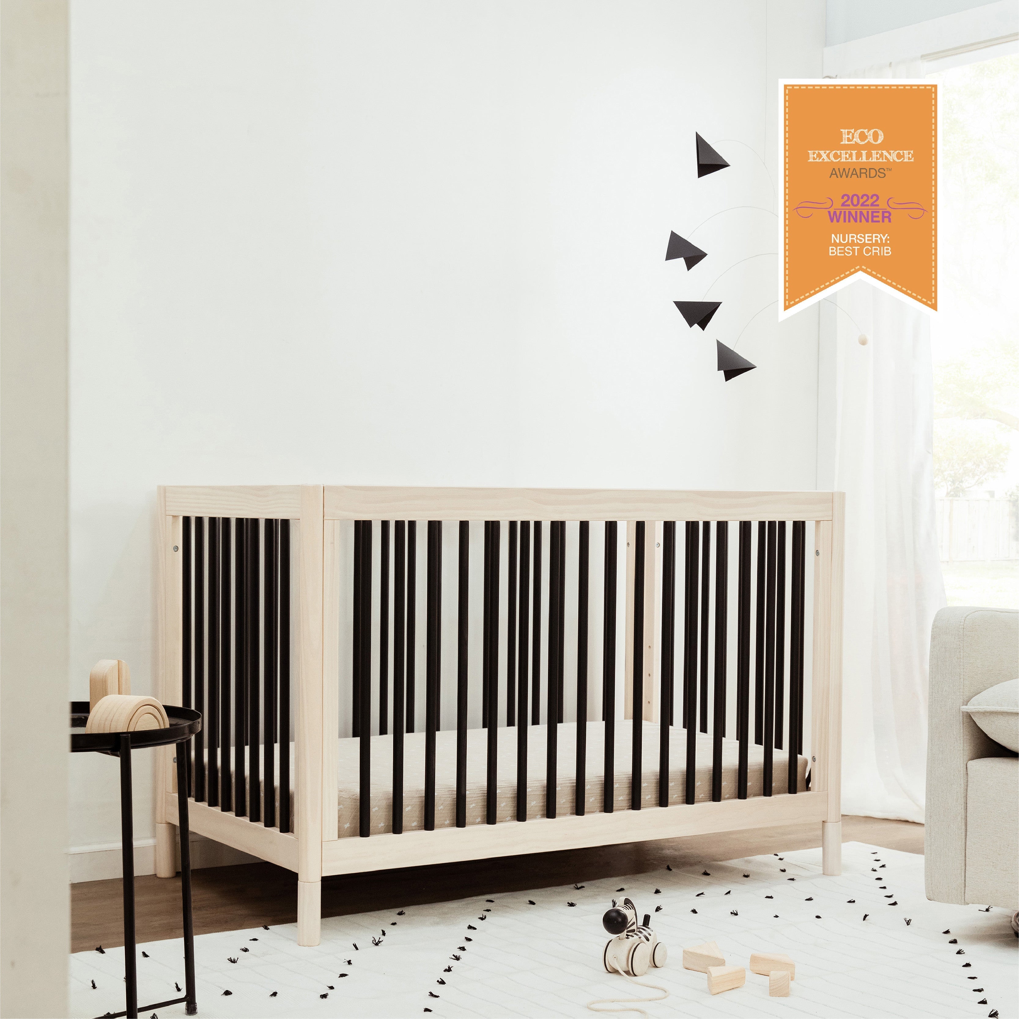Babyletto Gelato 4-in-1 Convertible Crib with Toddler Bed Conversion Kit | Lullabye Shop