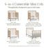 Namesake Winston 4-in-1 Convertible Mini Crib | Lullabye Shop