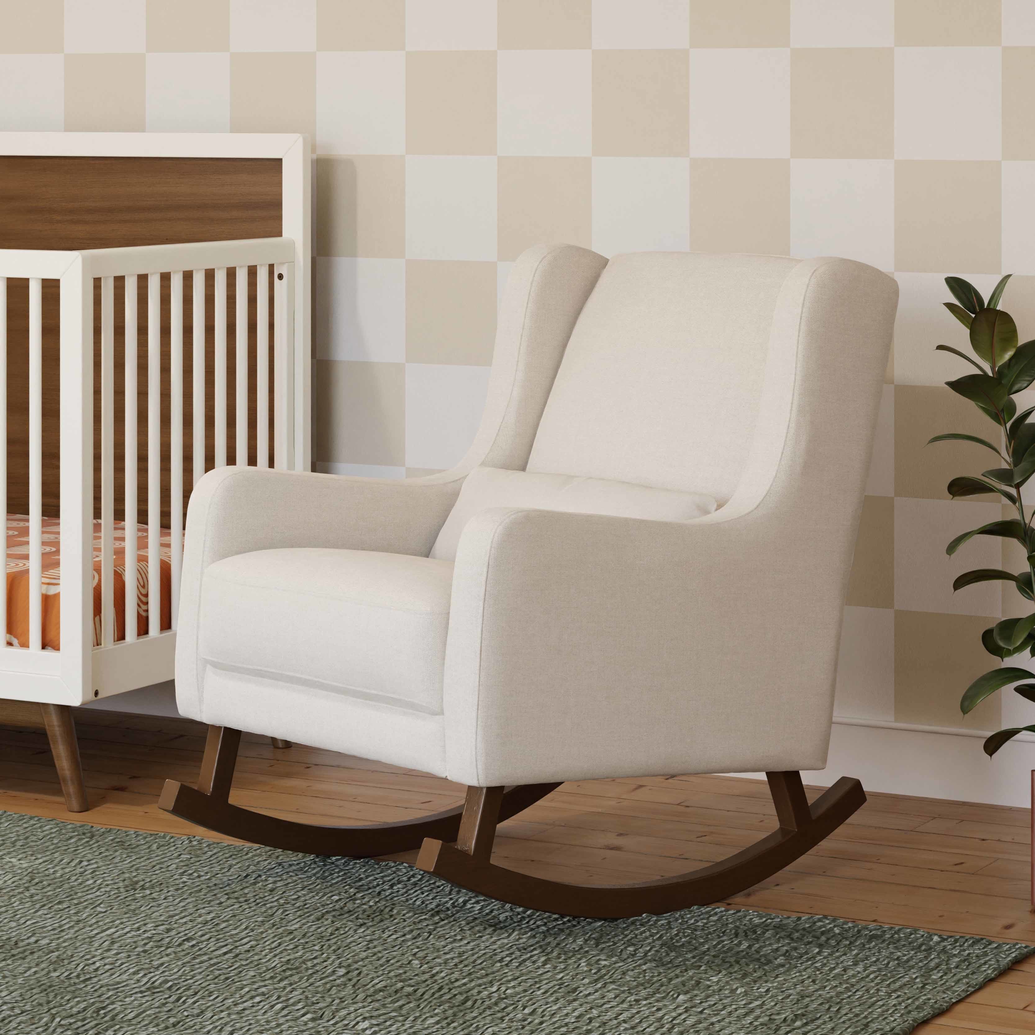 Babyletto Kai Rocker in Eco-Performance Fabric | Water Repellent & Stain Resistant | Lullabye Shop