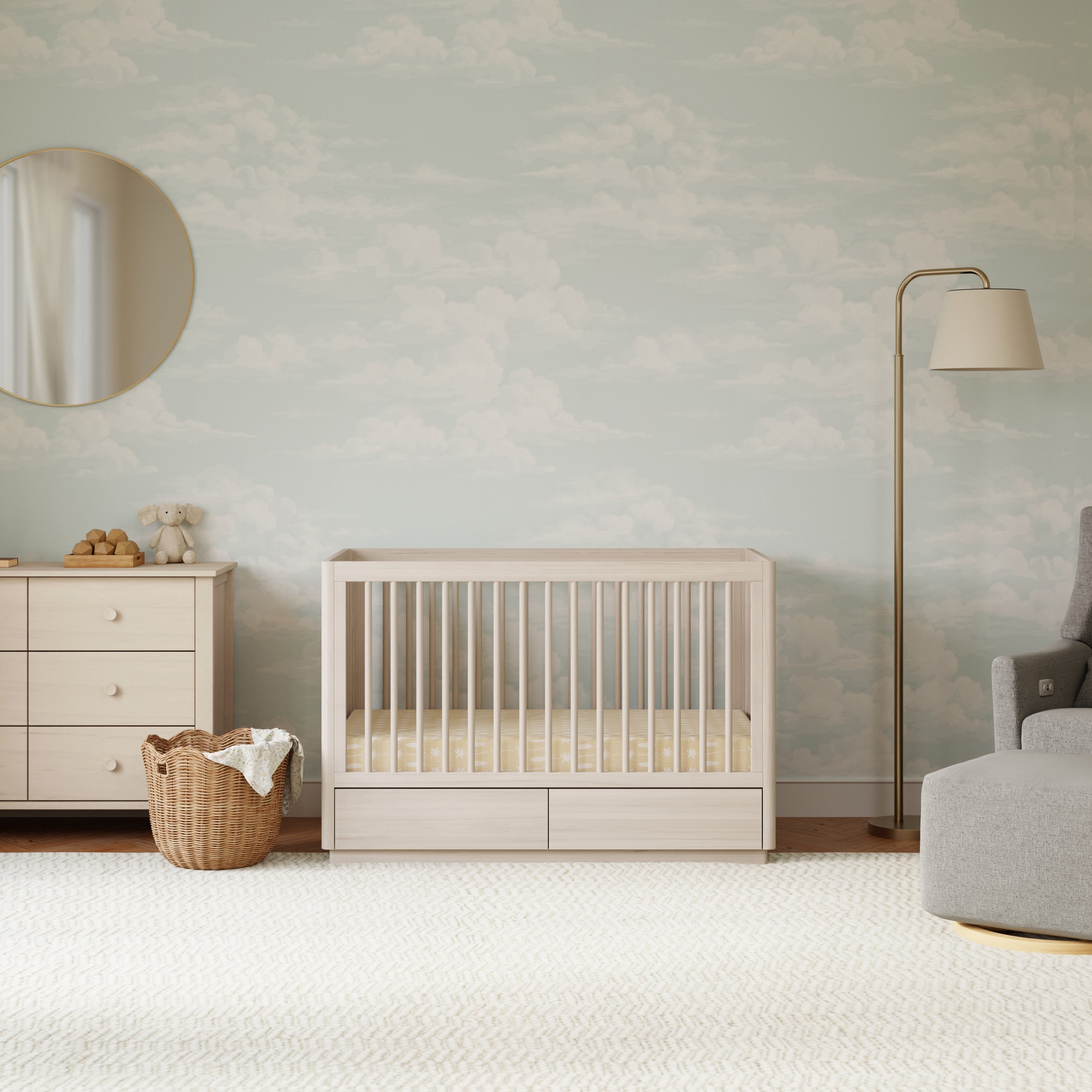 Babyletto Bento 3-in-1 Convertible Storage Crib with Toddler Bed Conversion Kit | Lullabye Shop