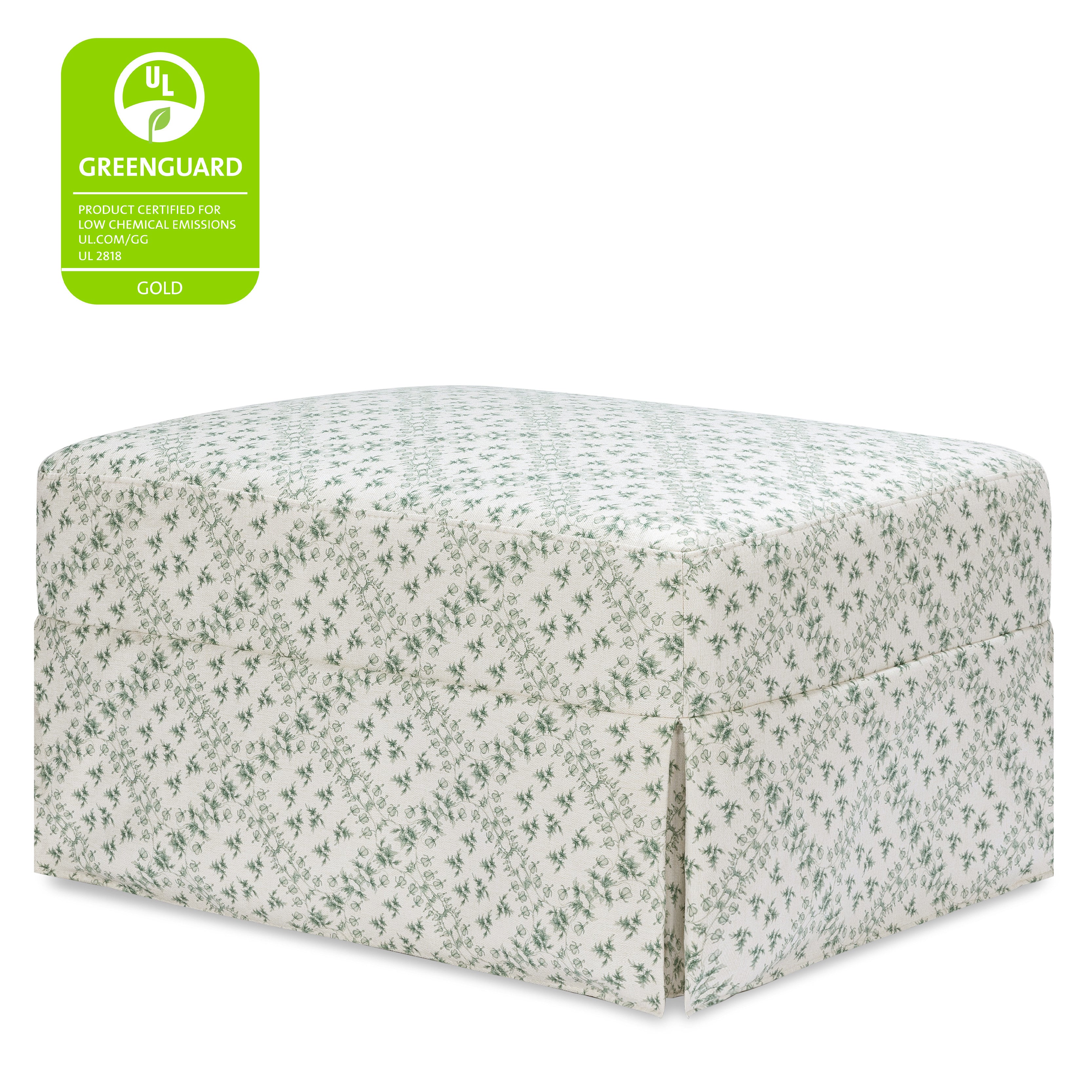 Sarah Flint x Namesake Crawford Gliding Ottoman in Eco-Performance Fabric | Water Repellent & Stain Resistant | Lullabye Shop