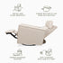 Monogram by Namesake Willa Plus Power Glider Recliner + Power Headrest | Lullabye Shop