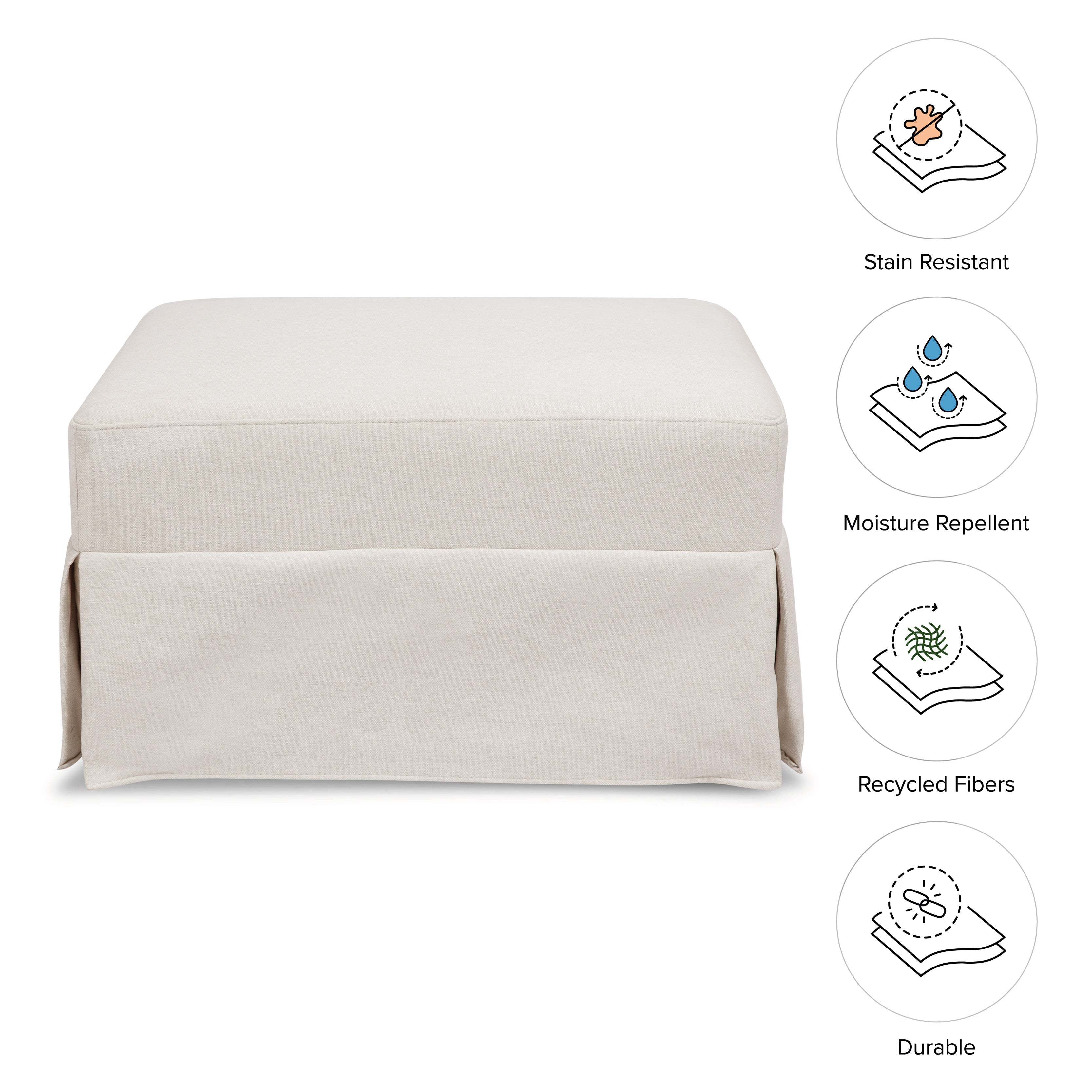 Namesake Crawford Gliding Ottoman | Lullabye Shop