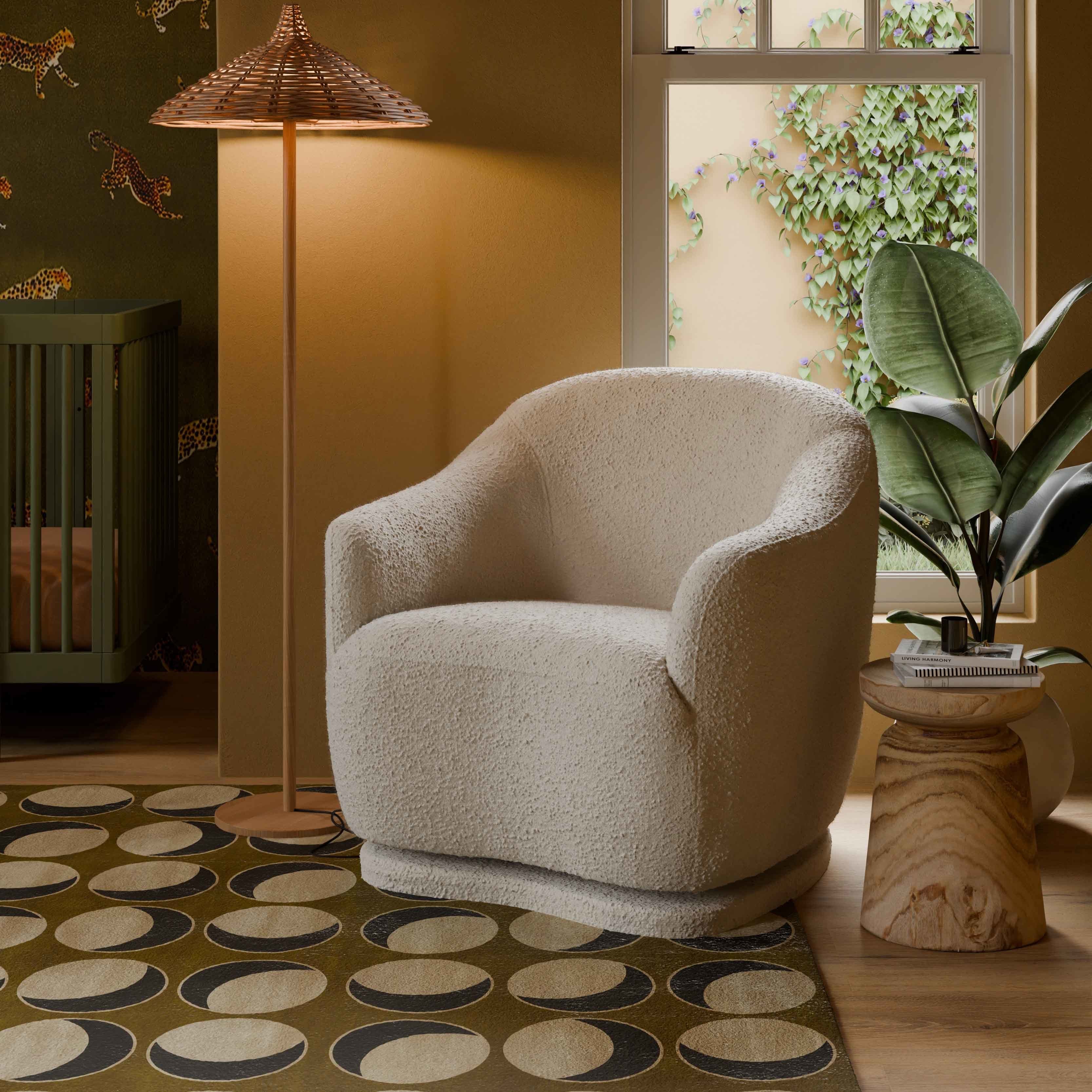 Babyletto Foy Glider in Boucle | Lullabye Shop