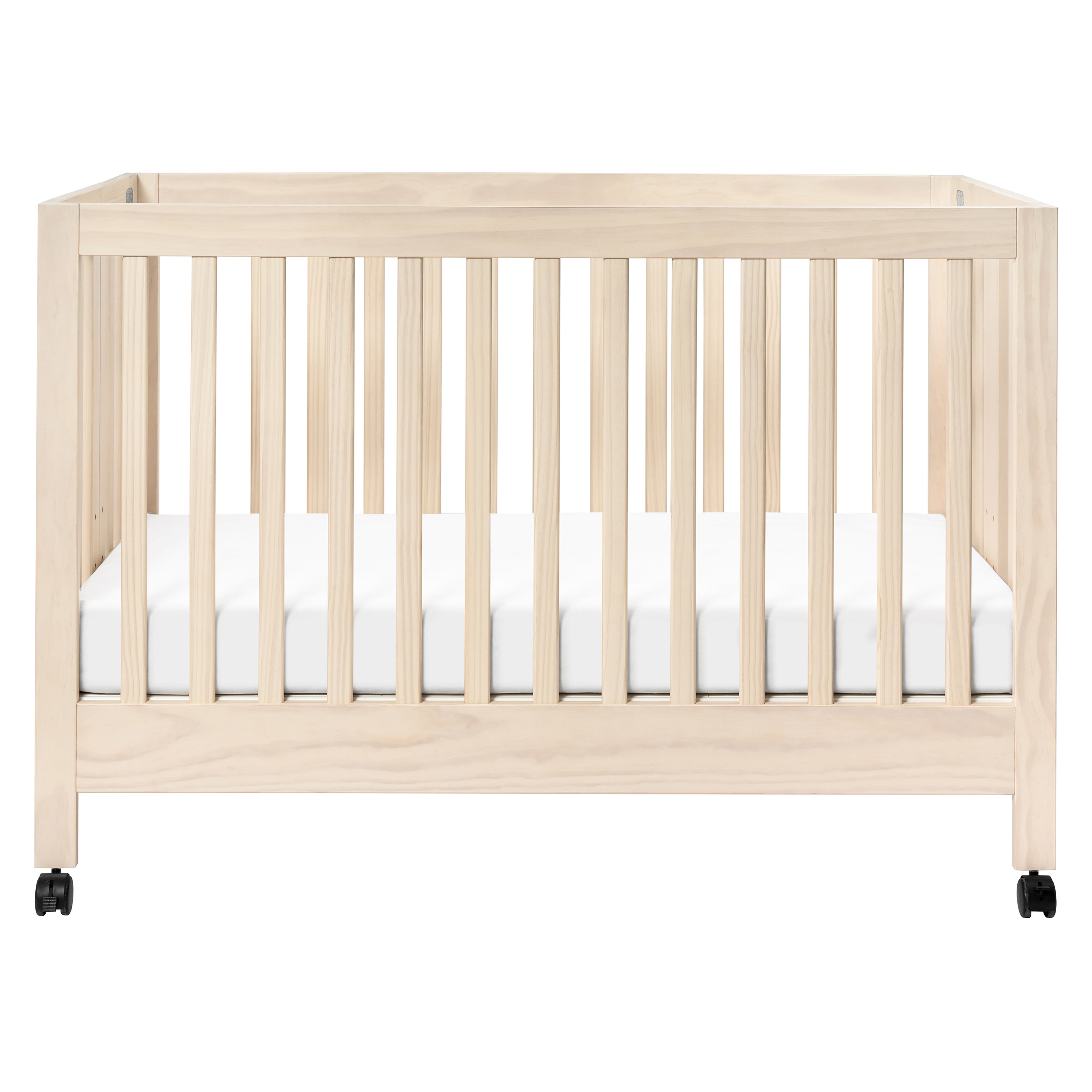 Babyletto Maki Portable Folding Crib with Toddler Bed Conversion Kit