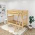 Maxtrix Classic Twin XL Bunk Bed Low Bunk Angled Ladder