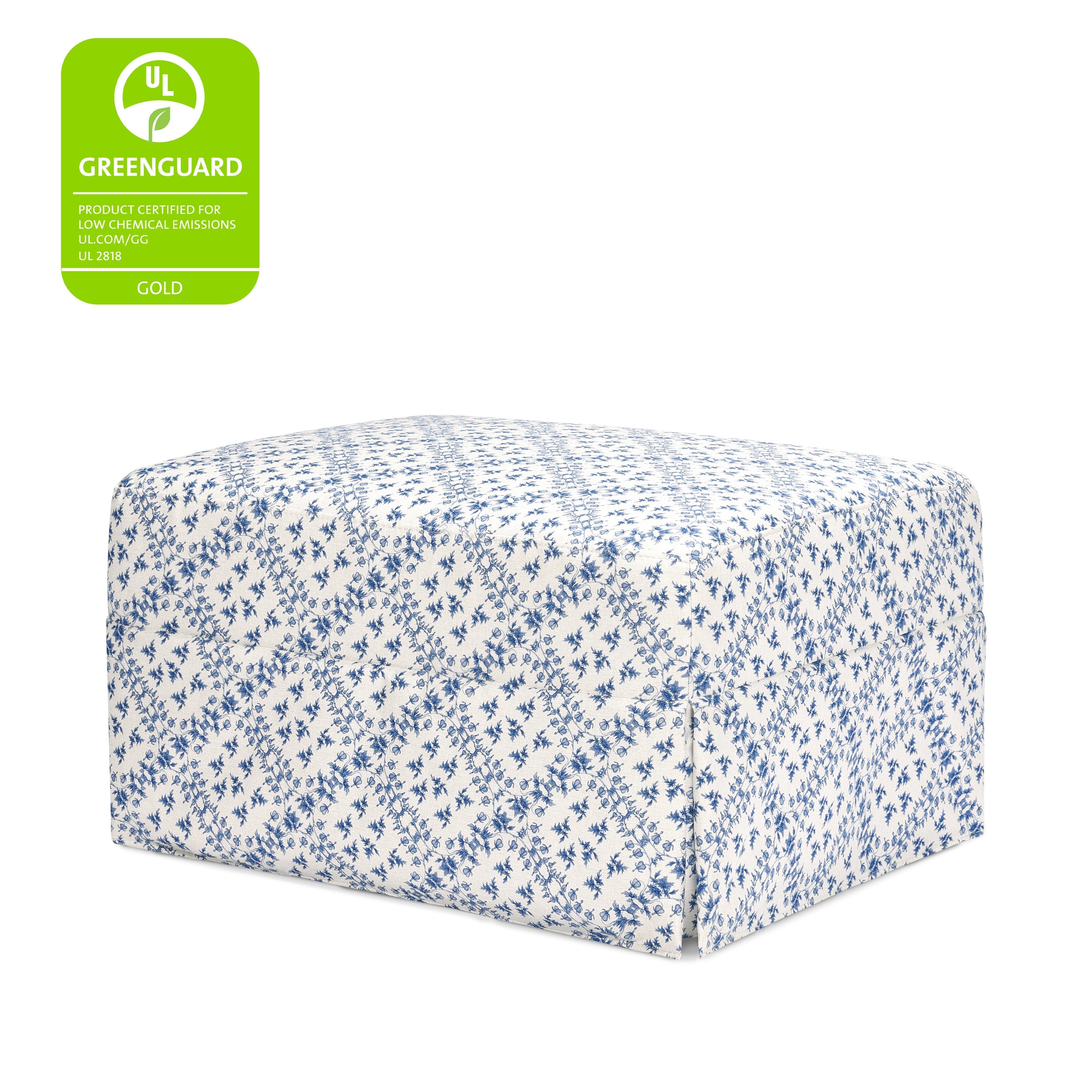 Sarah Flint x Namesake Crawford Gliding Ottoman in Eco-Performance Fabric | Water Repellent & Stain Resistant | Lullabye Shop