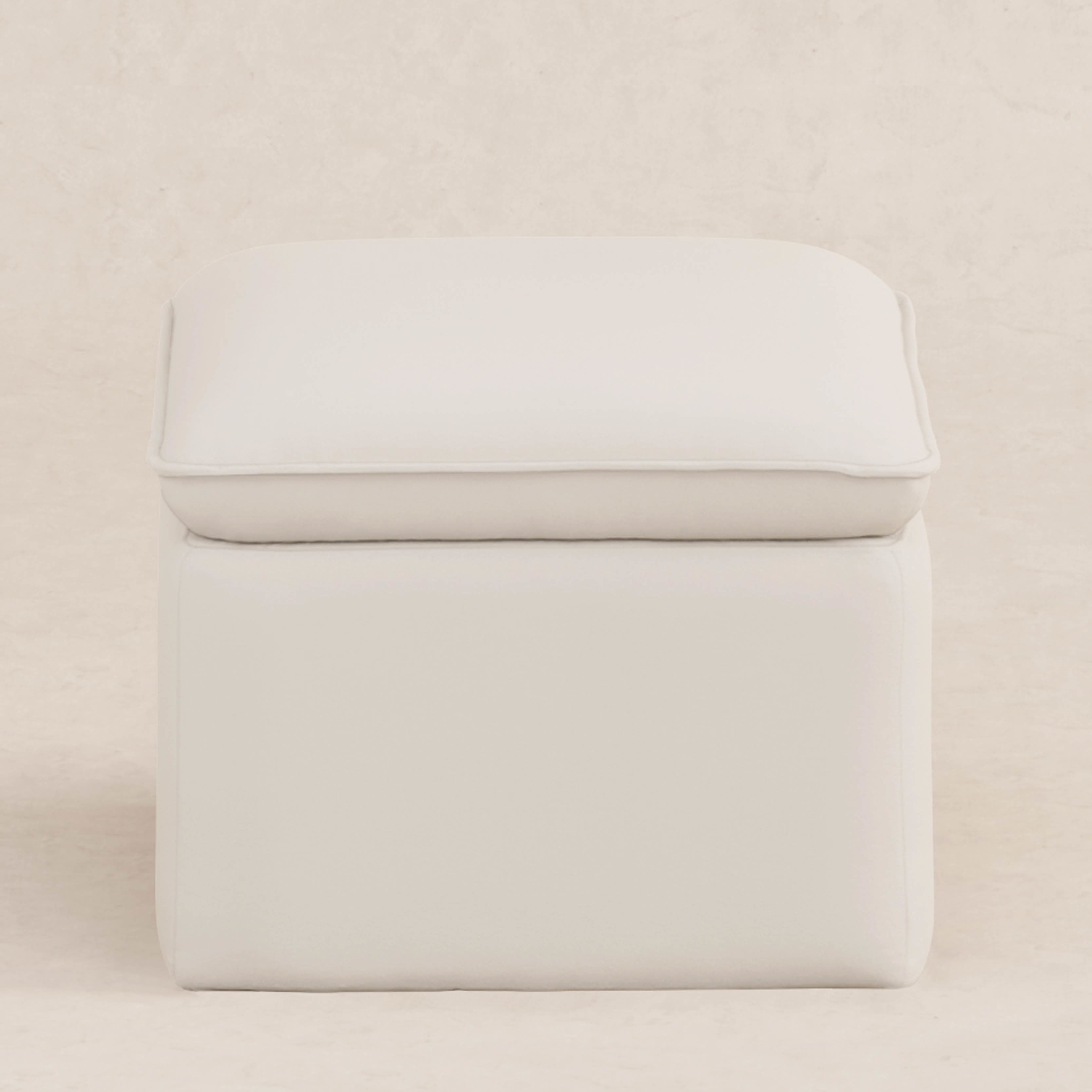 Babyletto Cali Storage Ottoman in Eco-Performance Fabric | Water Repellent & Stain Resistant | Lullabye Shop