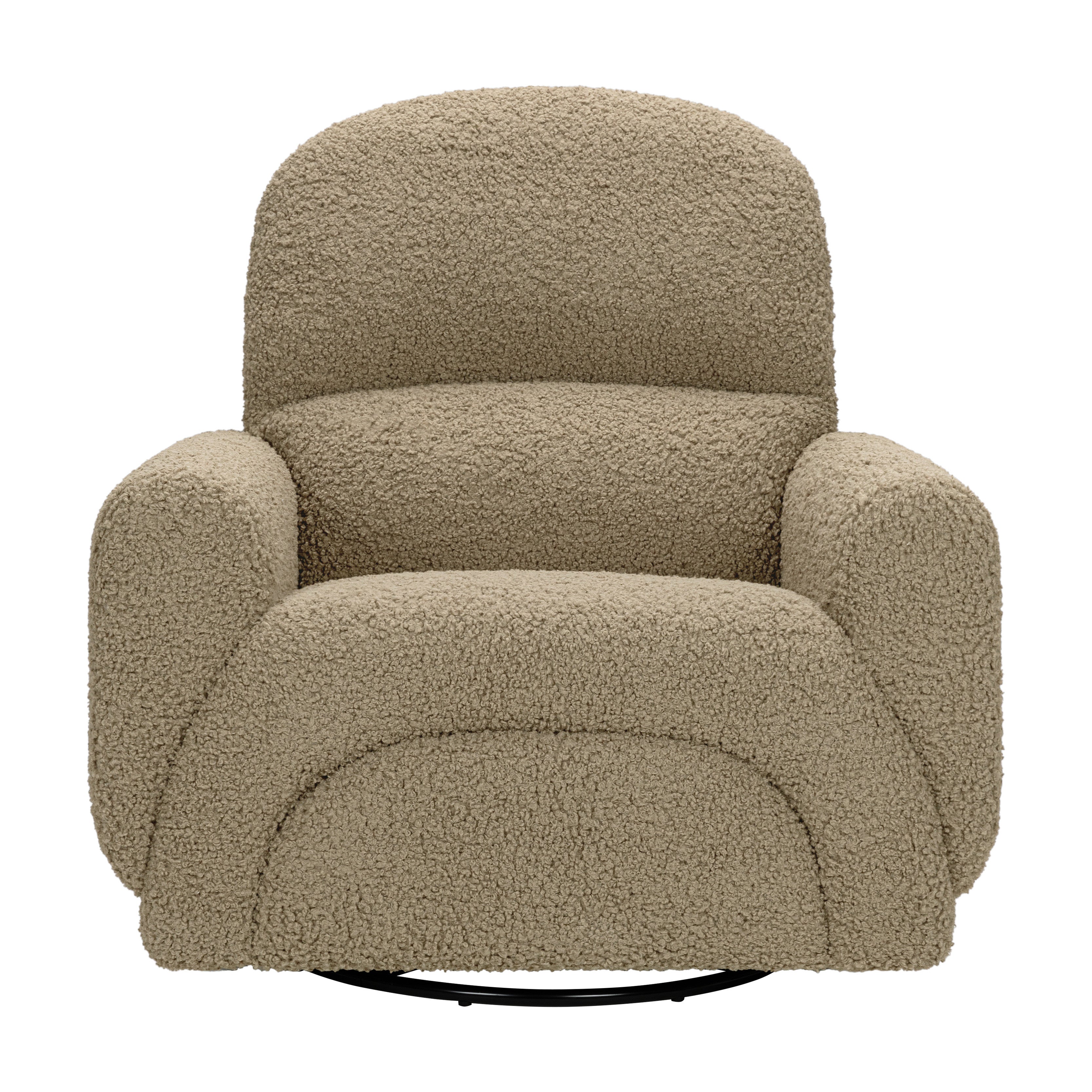 Babyletto Rainbow Recliner and Swivel Glider in Teddy Loop | Lullabye Shop