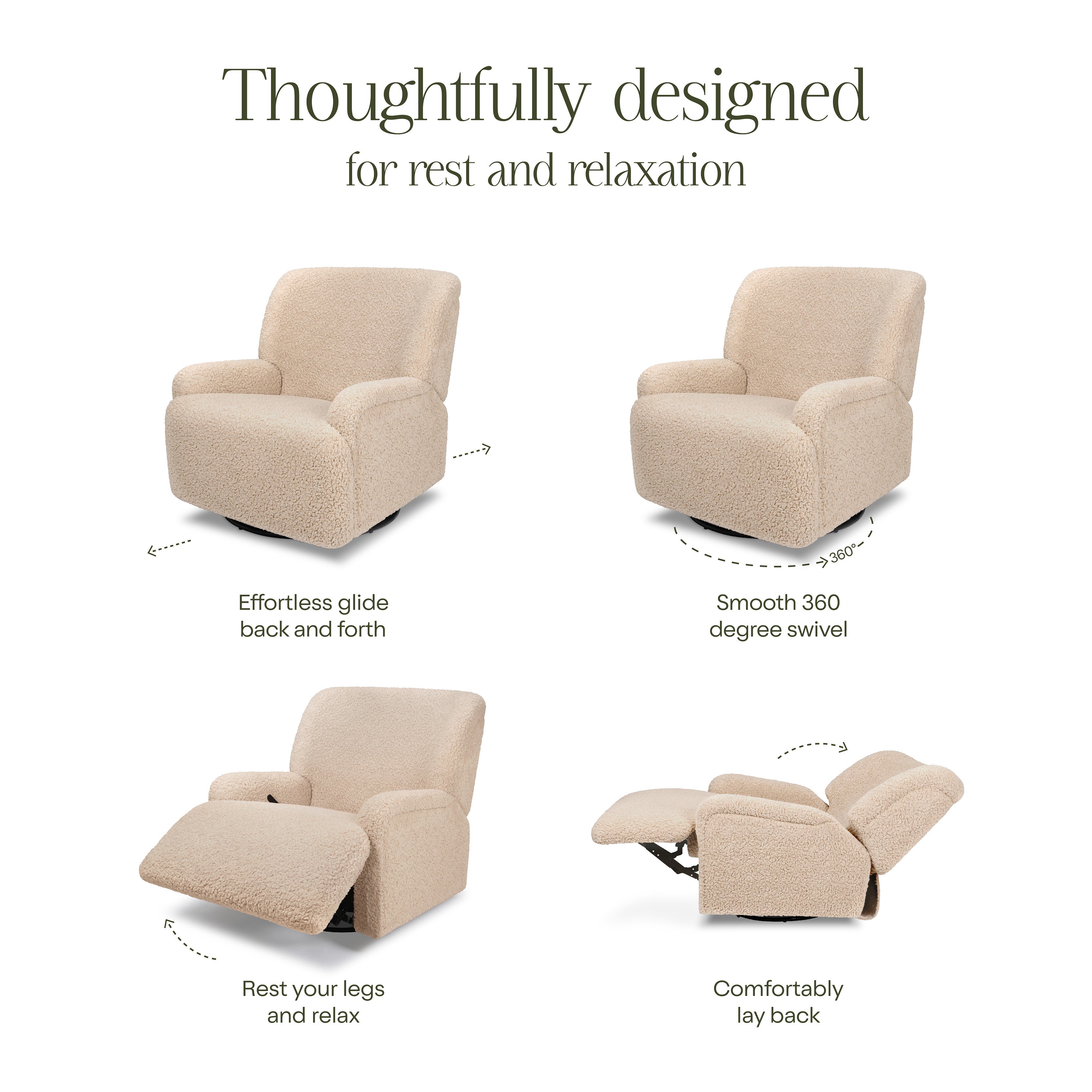 Namesake Winslow Extra Wide Recliner and Swivel Glider | Lullabye Shop