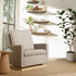 Babyletto Cali Pillowback Chair and a Half Glider in Eco-Performance Fabric | Water Repellent & Stain Resistant | Lullabye Shop