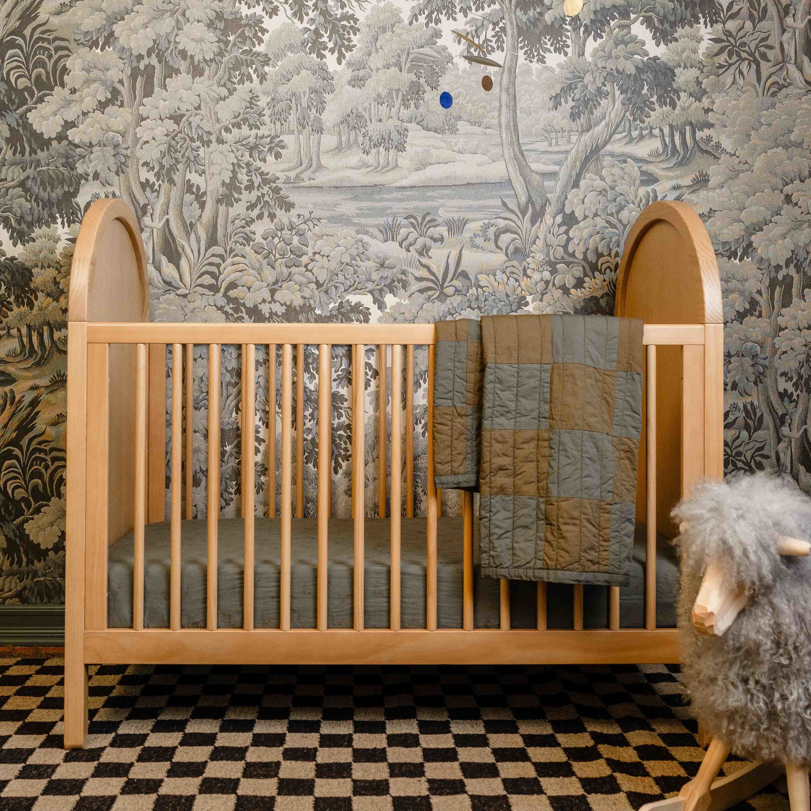 Babyletto Bondi Cane 3-in-1 Convertible Crib with Toddler Bed Conversion Kit | Lullabye Shop