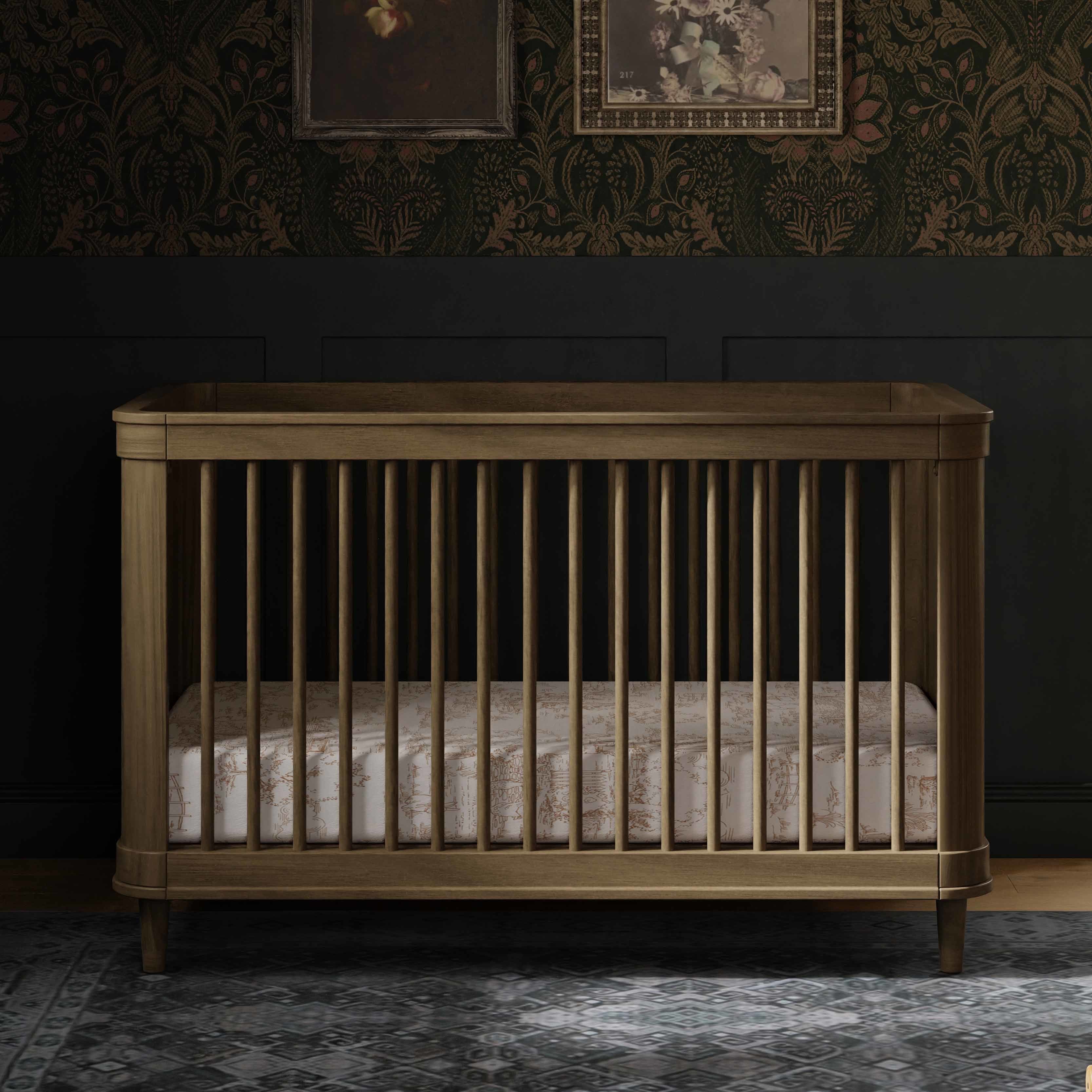 Namesake Marin with Cane 3-in-1 Convertible Crib | Lullabye Shop