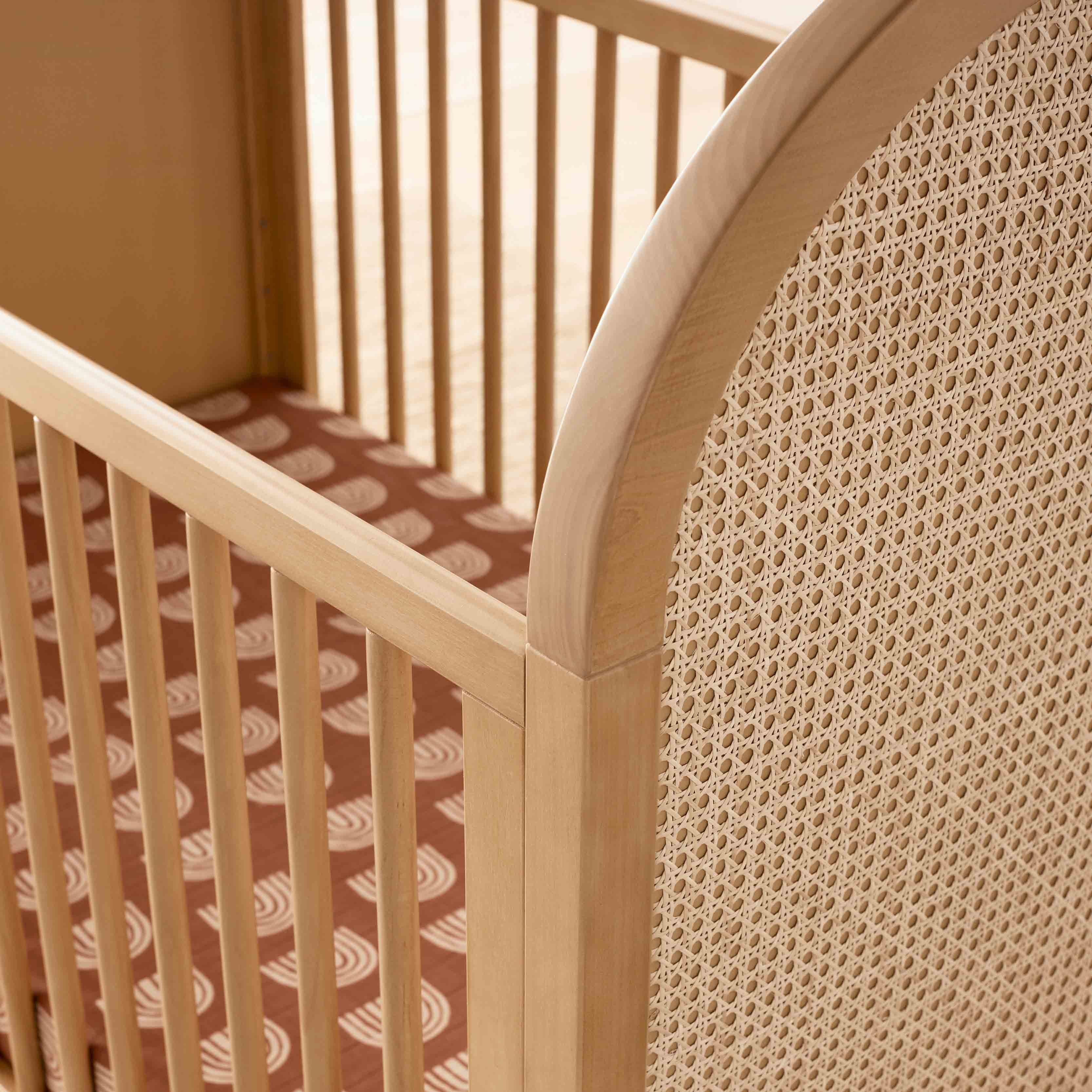 Babyletto Bondi Cane 3-in-1 Convertible Crib with Toddler Bed Conversion Kit | Lullabye Shop