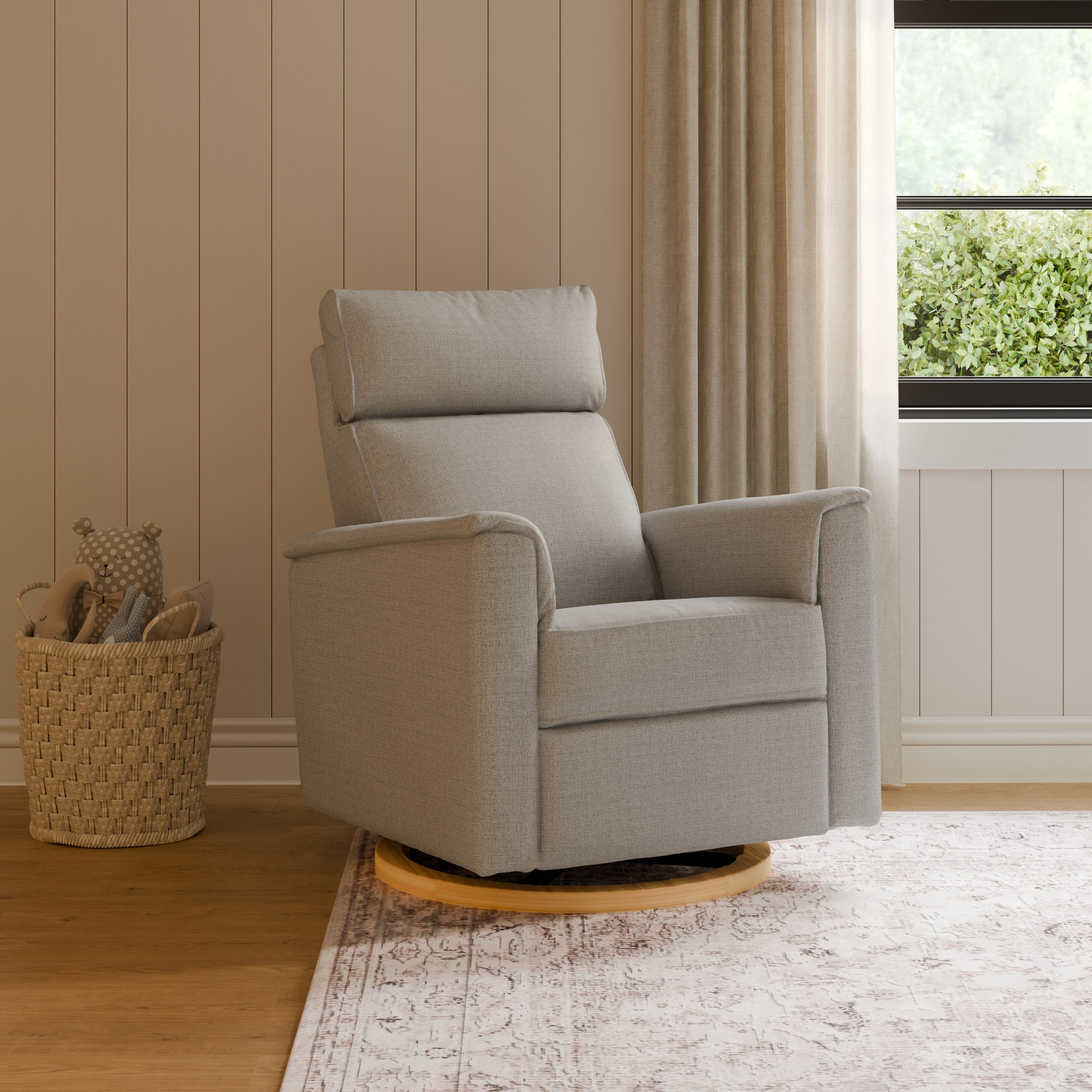 Monogram by Namesake Willa Plus Power Glider Recliner + Power Headrest | Lullabye Shop