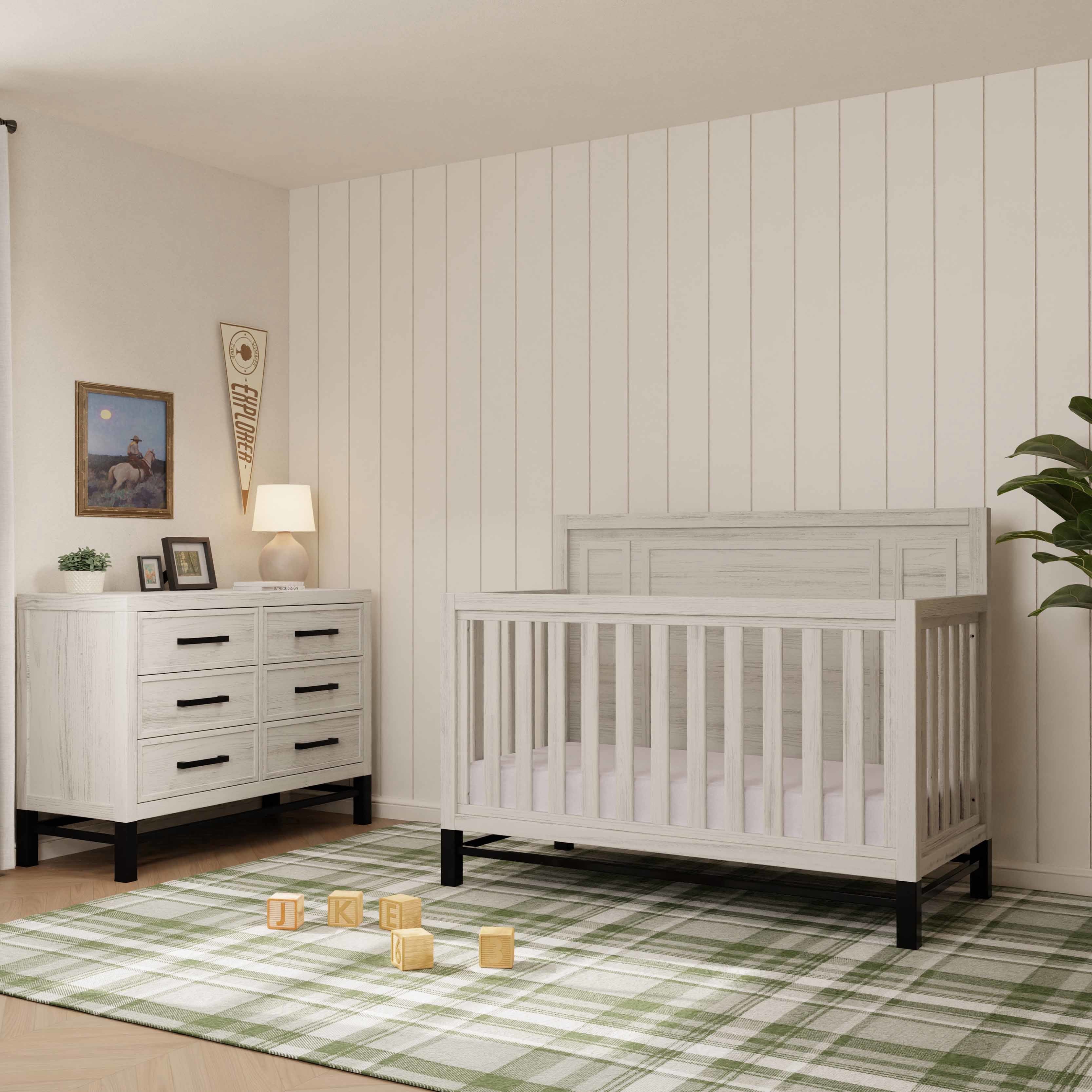 Monogram by Namesake Newbern 4-in-1 Convertible Crib | Lullabye Shop