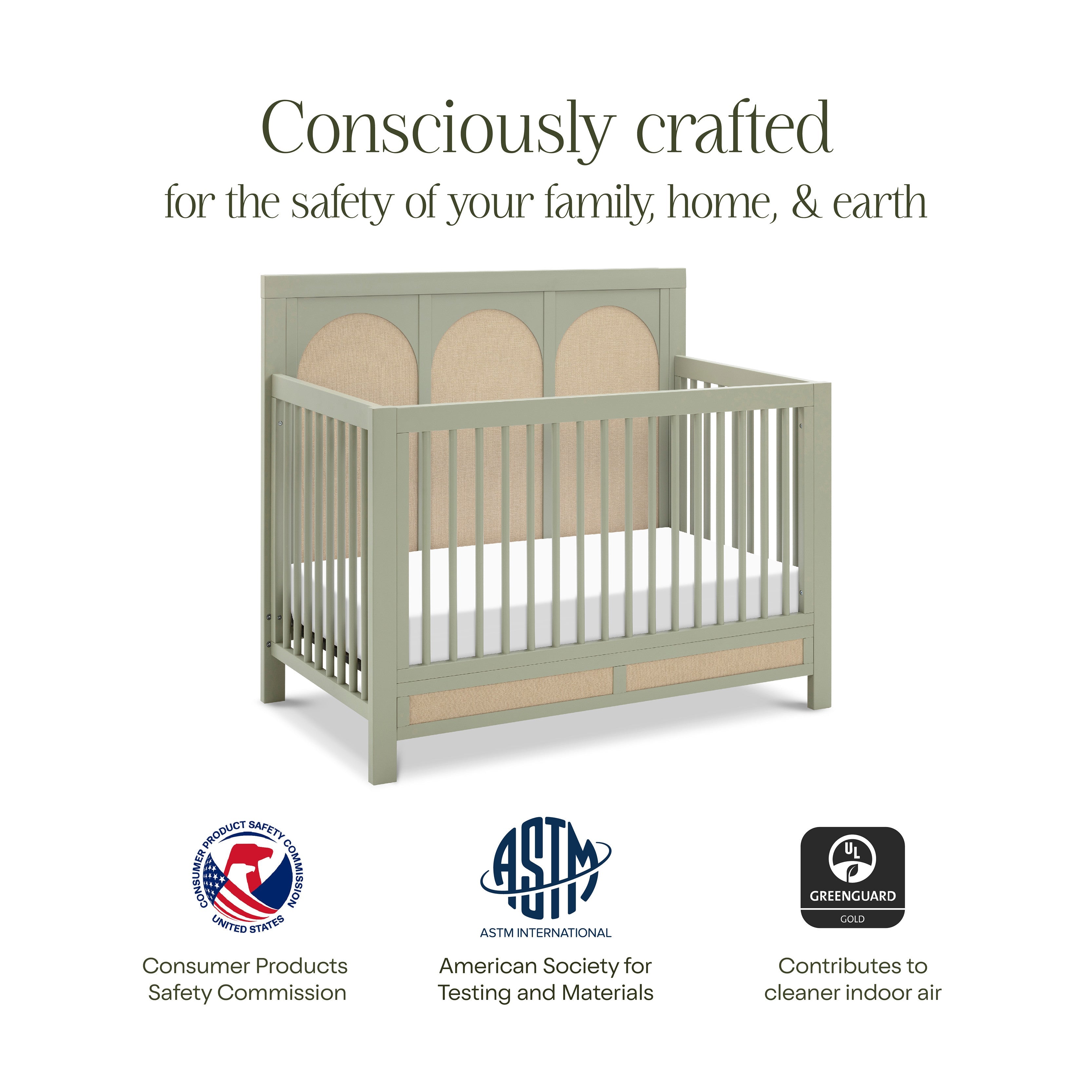 Namesake Eloise 4-in-1 Convertible Crib | Lullabye Shop