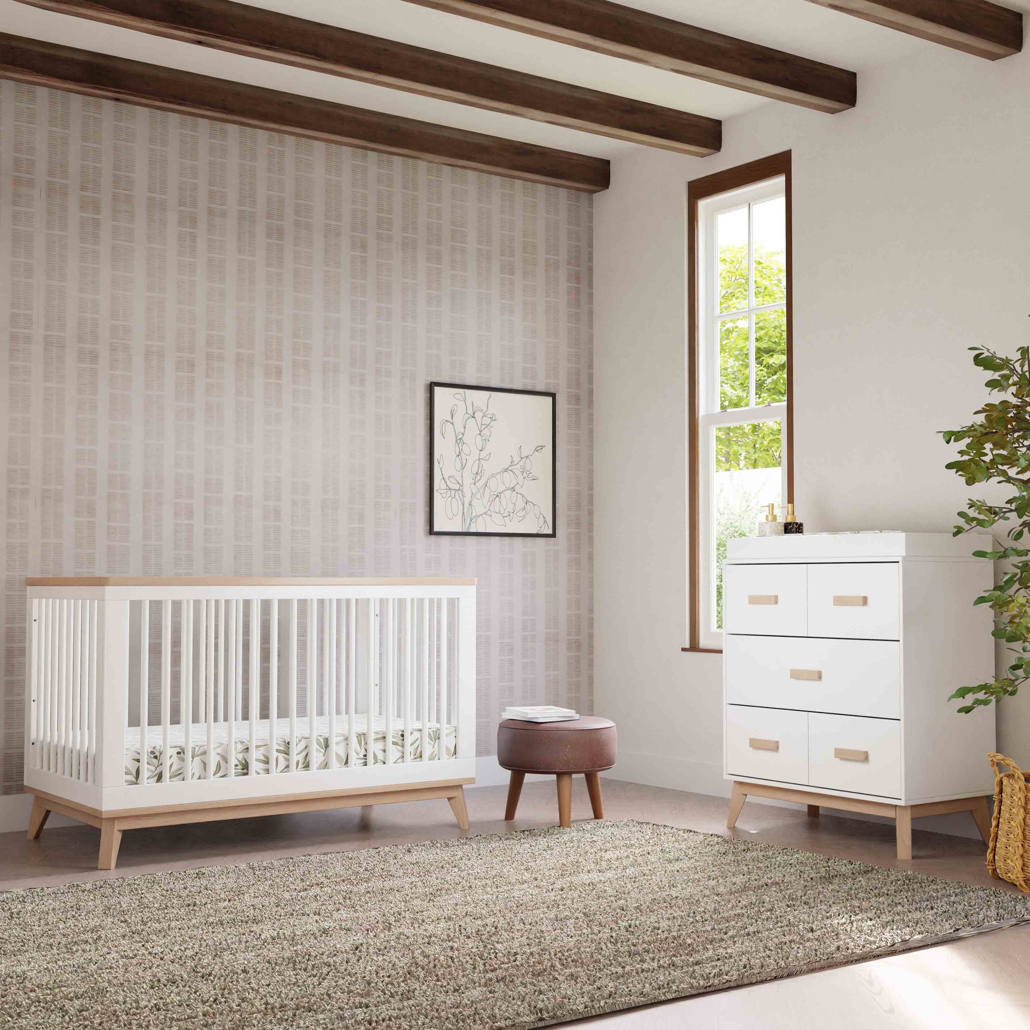 Babyletto Scoot 3-in-1 Convertible Crib with Toddler Bed Conversion Kit | Lullabye Shop