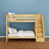 Maxtrix Classic Twin XL Bunk Bed with Stairs