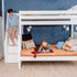 Maxtrix Classic Twin Xl over Queen Bunk Bed with Stairs