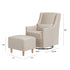 Babyletto Toco Swivel Glider and Ottoman in Eco-Performance Fabric | Water Repellent & Stain Resistant | Lullabye Shop