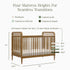 Namesake Liberty 3-in-1 Convertible Spindle Crib with Toddler Bed Conversion Kit | Lullabye Shop