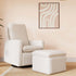 Babyletto Cali Storage Ottoman in Eco-Performance Fabric | Water Repellent & Stain Resistant | Lullabye Shop