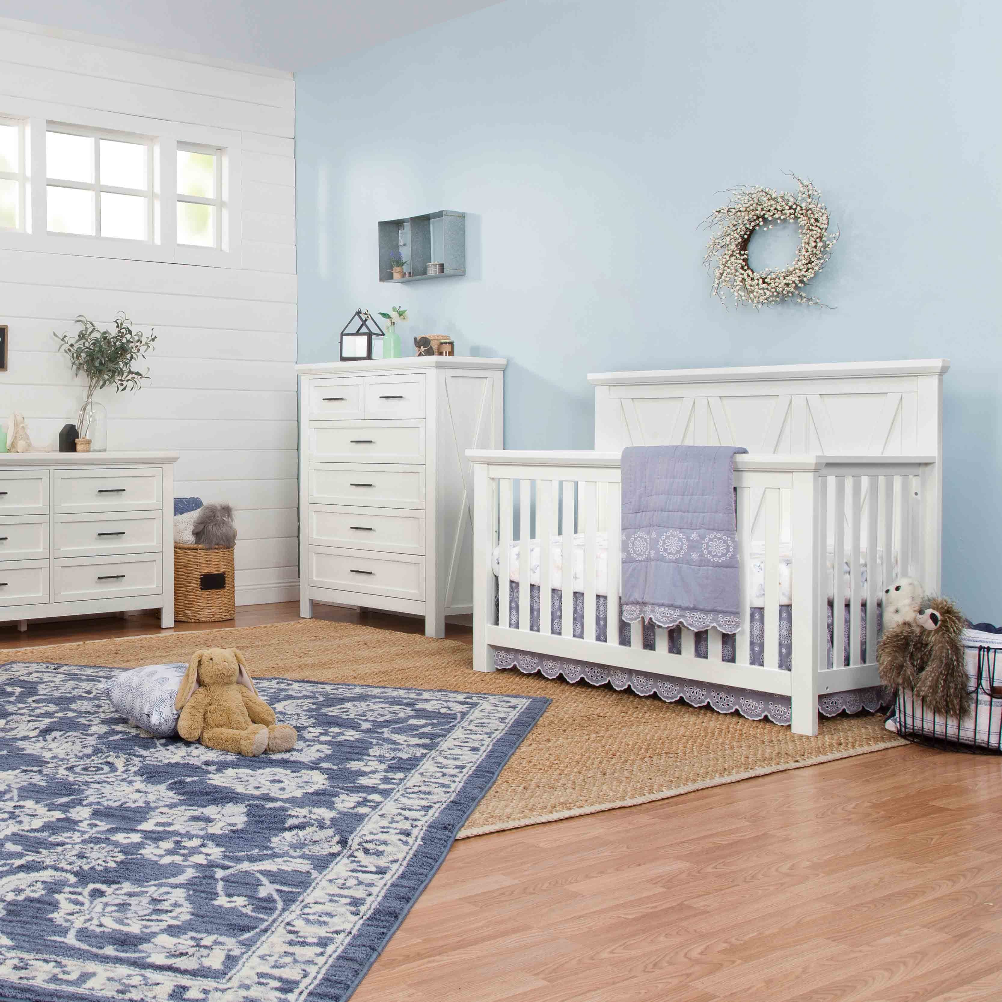 Monogram by Namesake Emory Farmhouse 4-in-1 Convertible Crib | Lullabye Shop