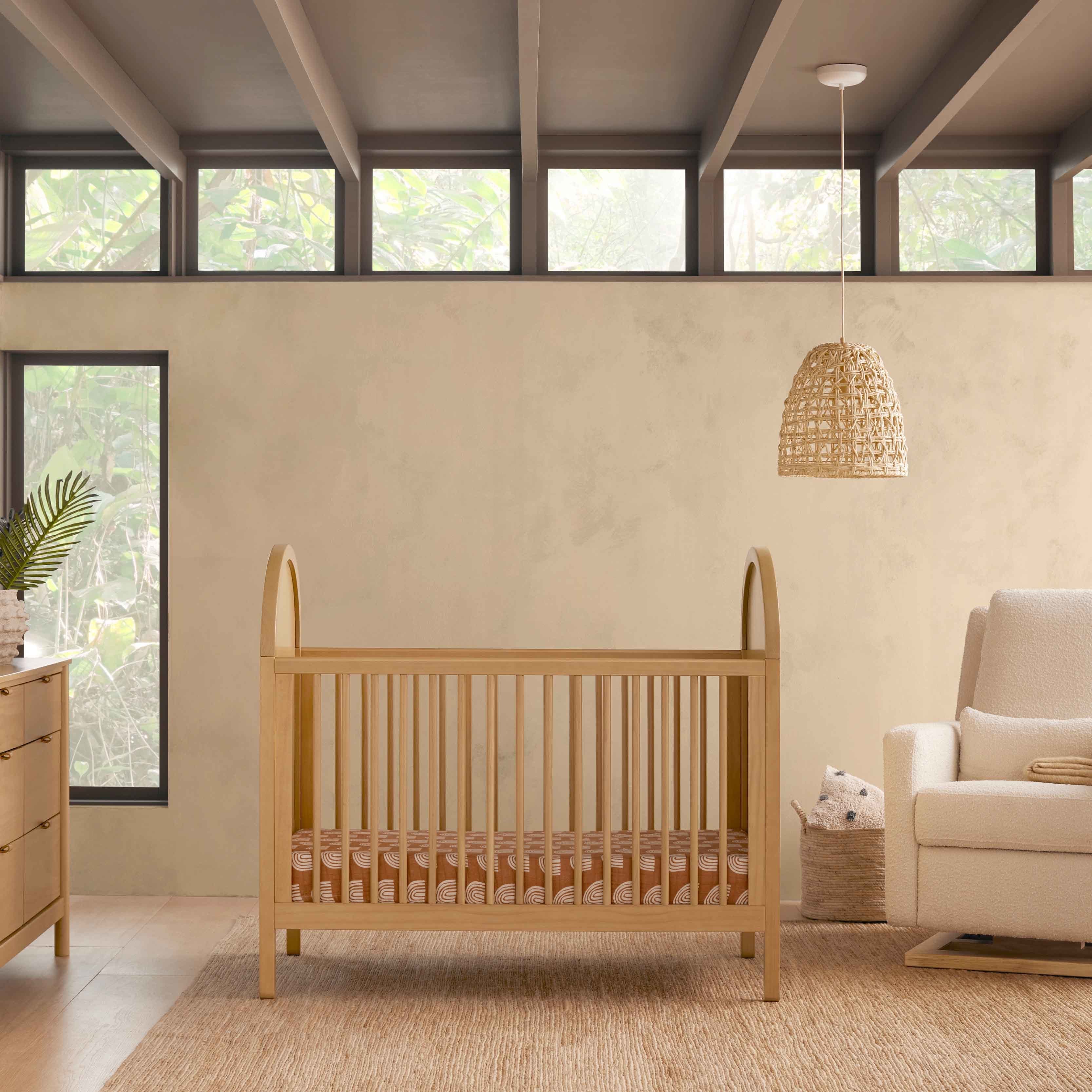 Babyletto Bondi Cane 3-in-1 Convertible Crib with Toddler Bed Conversion Kit | Lullabye Shop