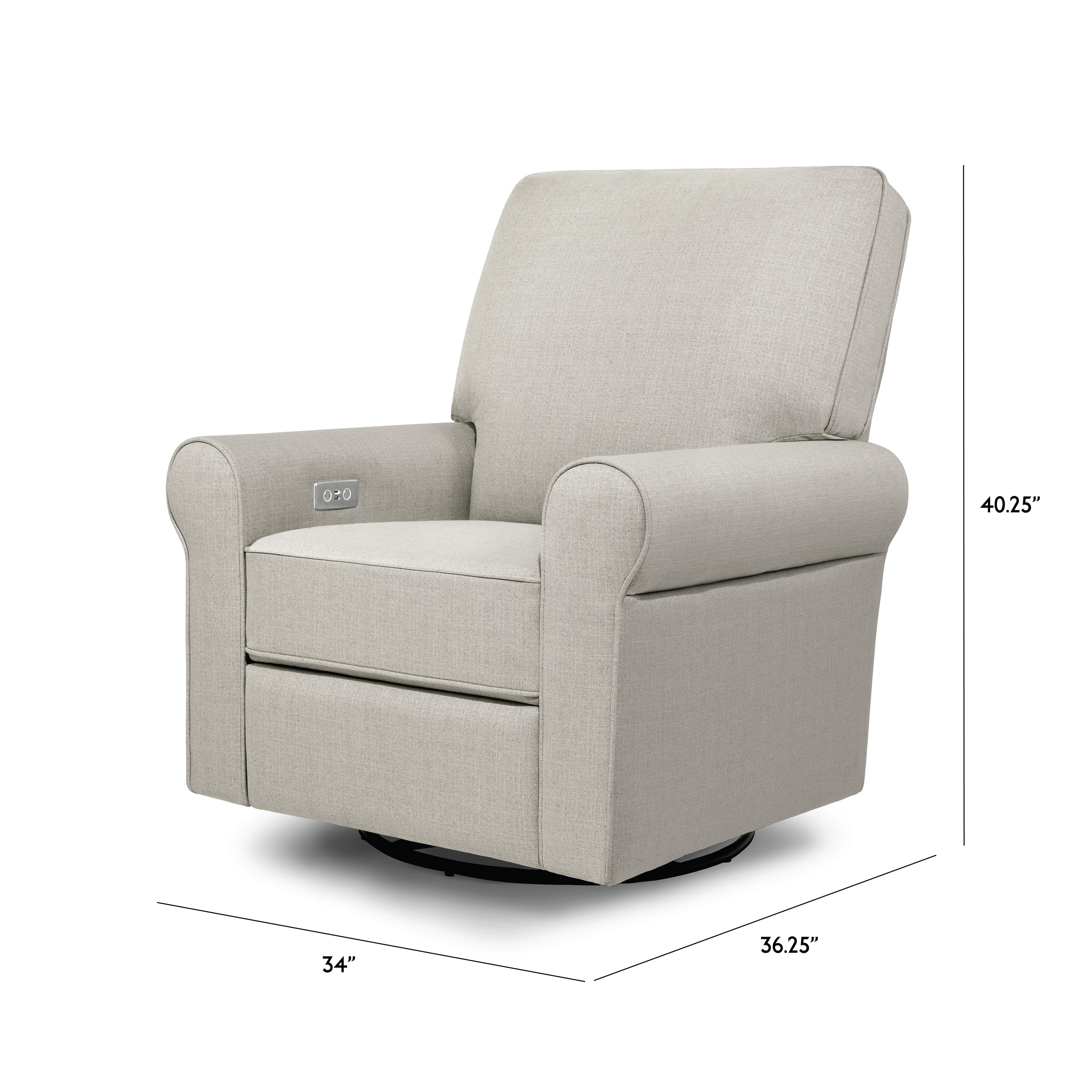 Monogram by Namesake Monroe Power Recliner and Swivel Glider | Lullabye Shop