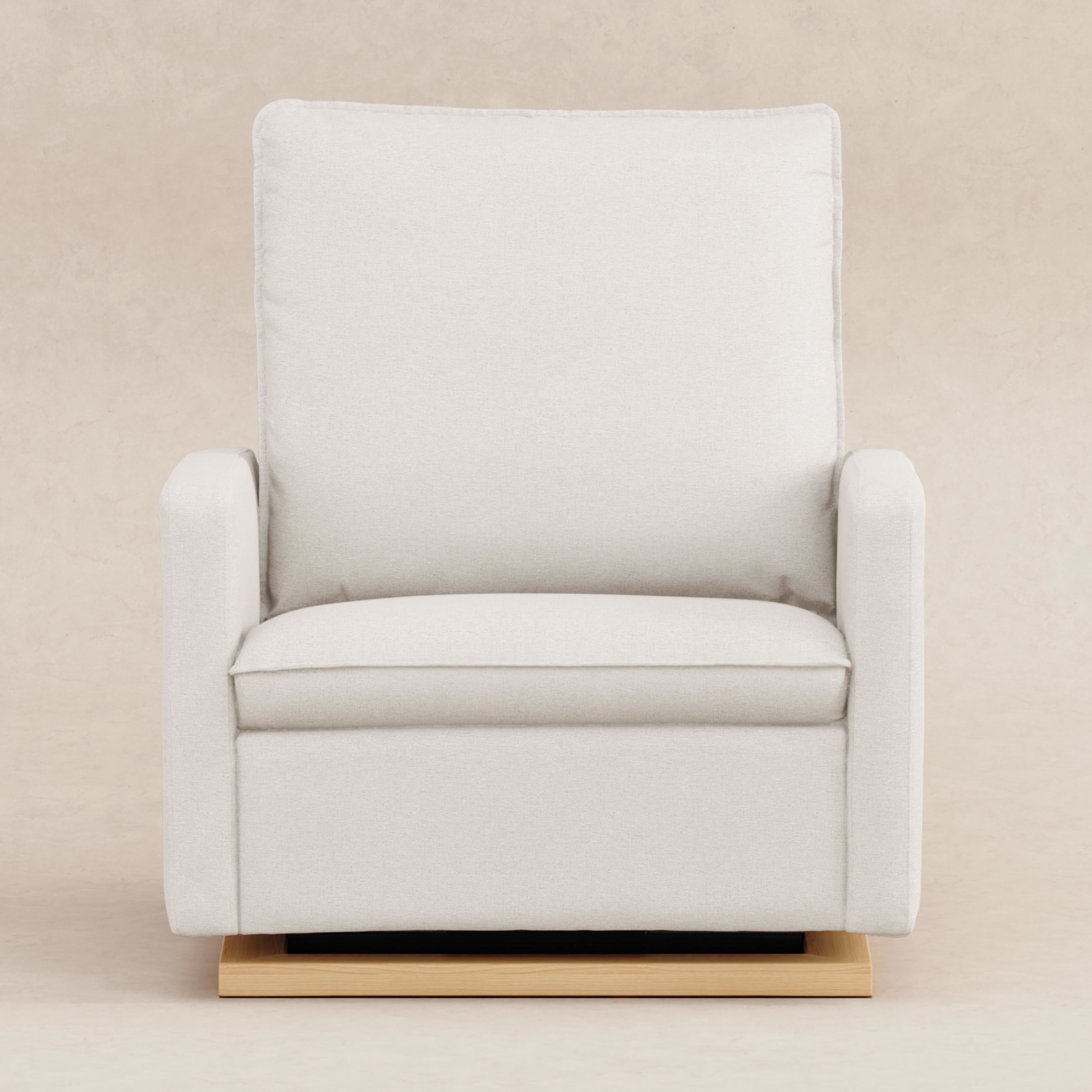 Babyletto Cali Pillowback Chair and a Half Glider in Eco-Performance Fabric | Water Repellent & Stain Resistant | Lullabye Shop