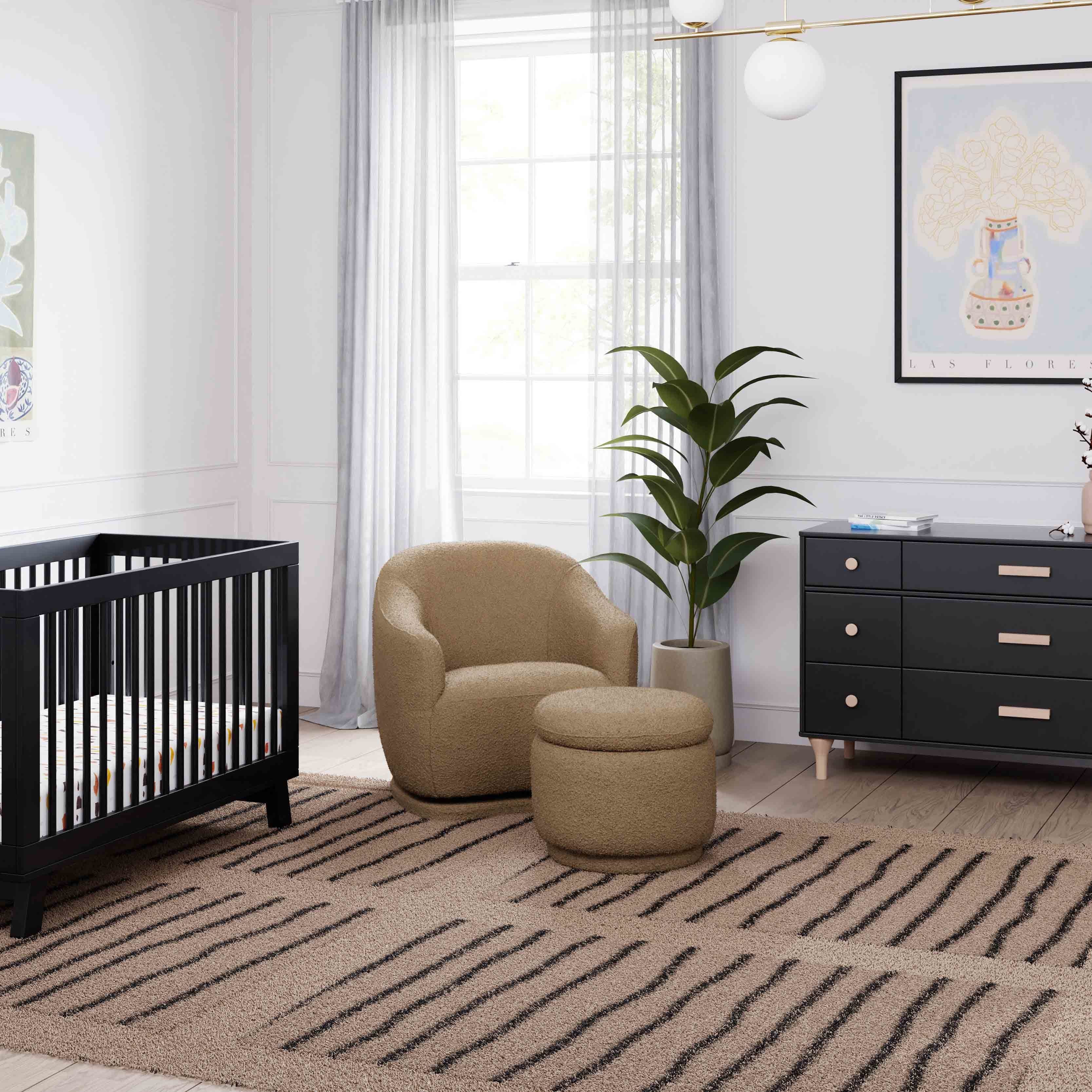 Babyletto Foy Glider in Boucle | Lullabye Shop