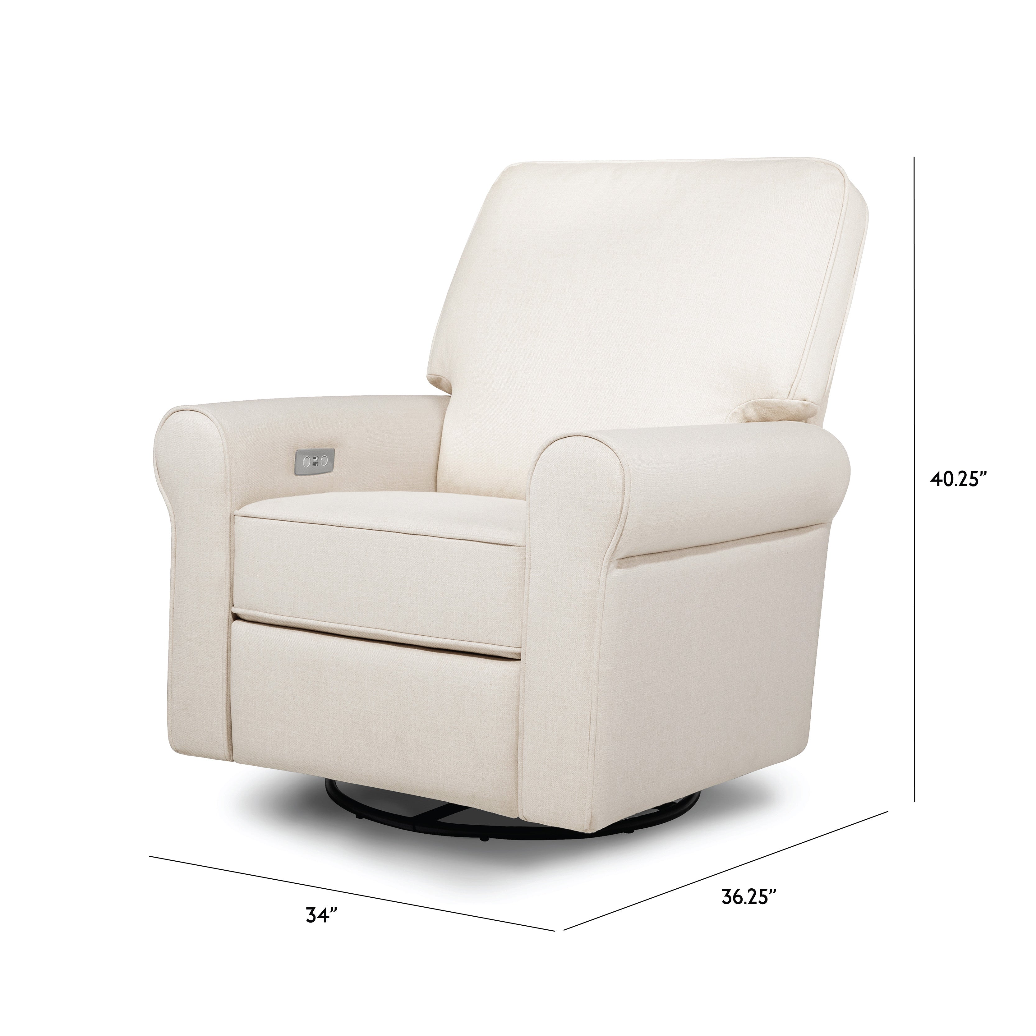 Monogram by Namesake Monroe Power Recliner and Swivel Glider | Lullabye Shop