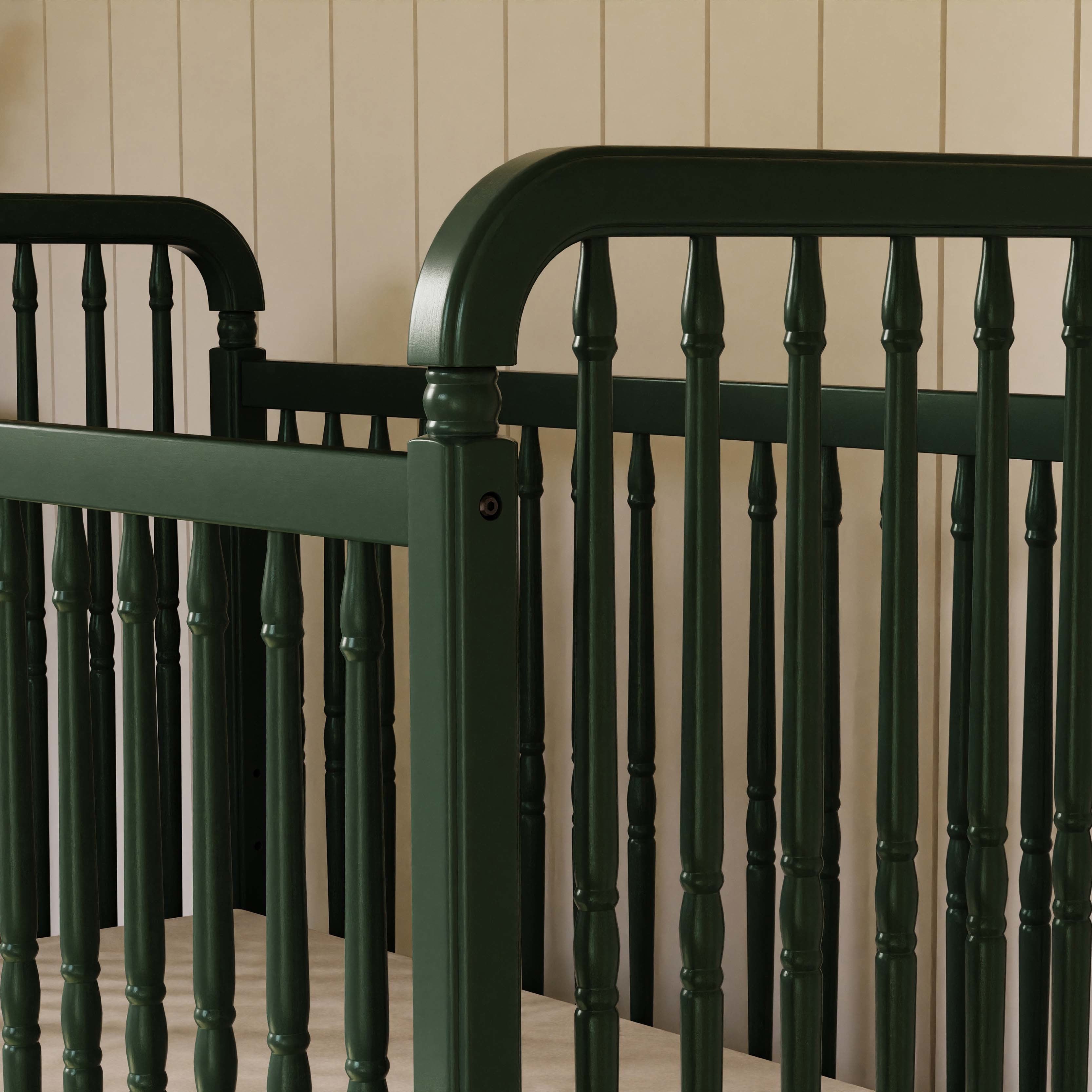 Namesake Liberty 3-in-1 Convertible Spindle Crib with Toddler Bed Conversion Kit | Lullabye Shop