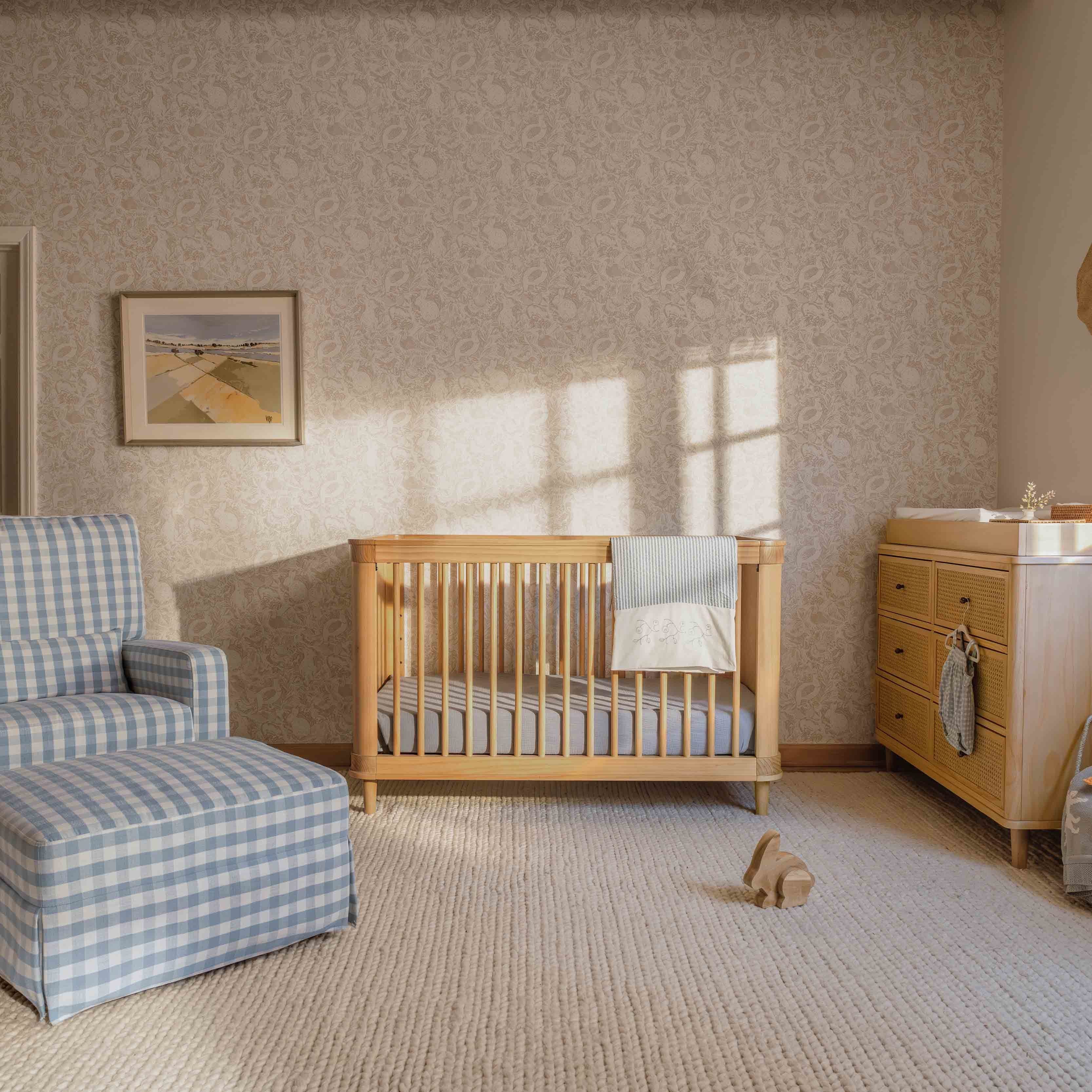 Namesake Marin with Cane 3-in-1 Convertible Crib | Lullabye Shop