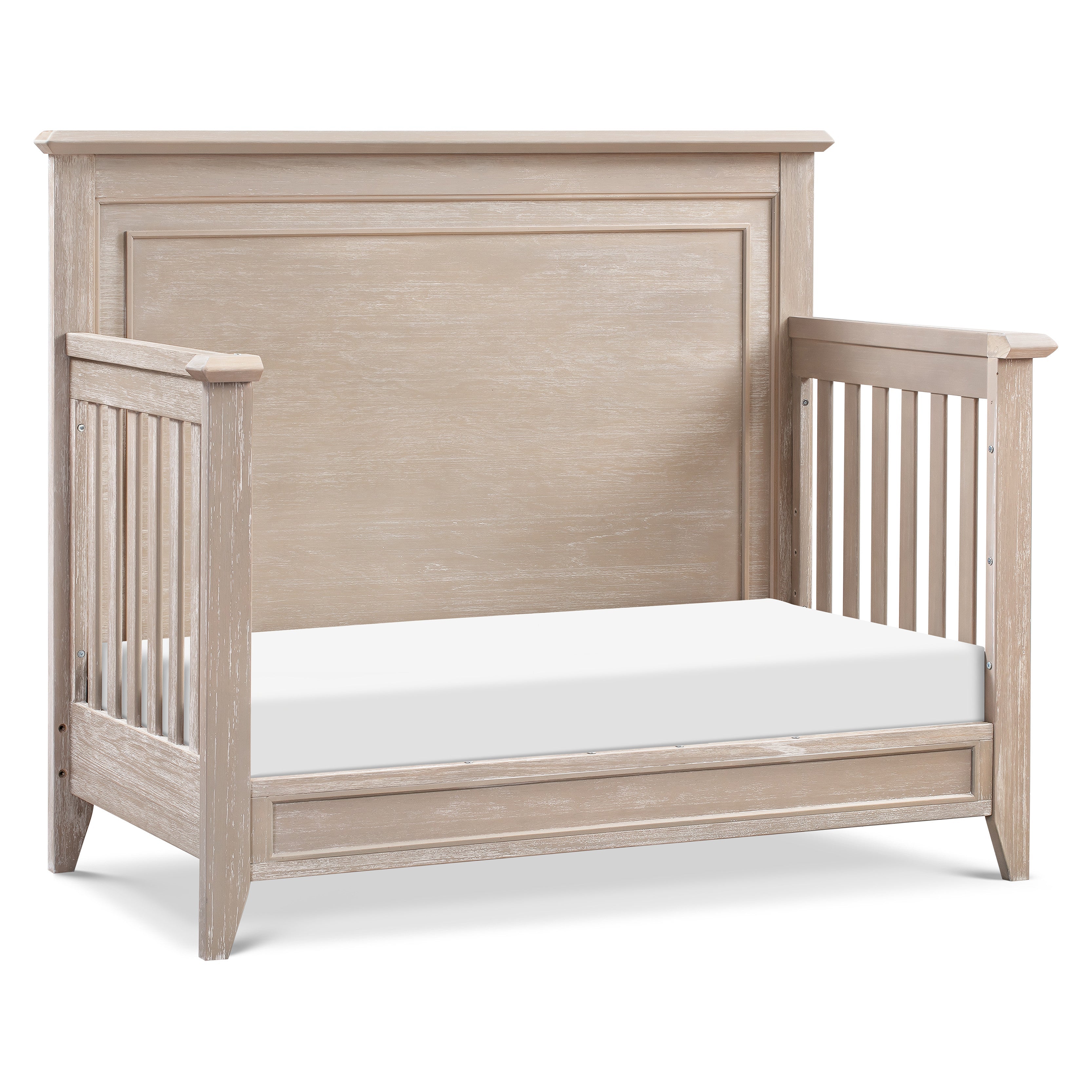 Monogram by Namesake Beckett Rustic 4-in-1  Convertible Flat Top Crib | Lullabye Shop