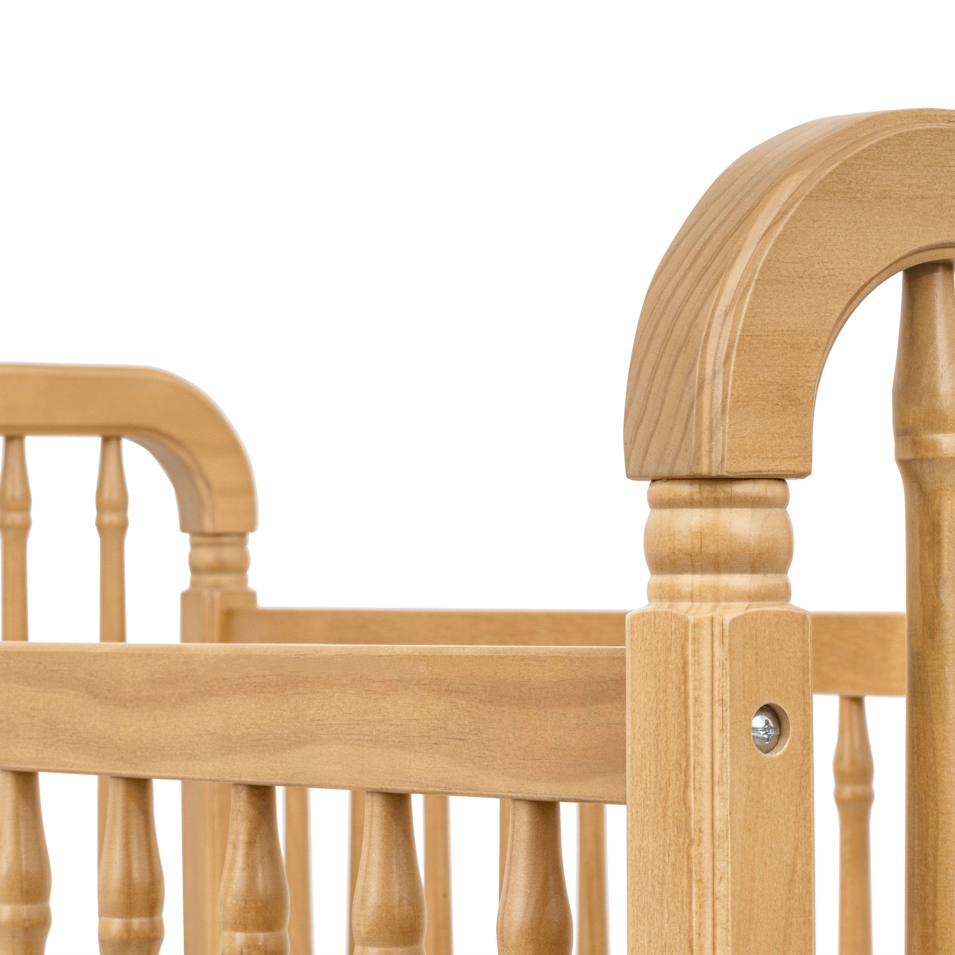 Namesake Liberty 3-in-1 Convertible Spindle Crib with Toddler Bed Conversion Kit | Lullabye Shop