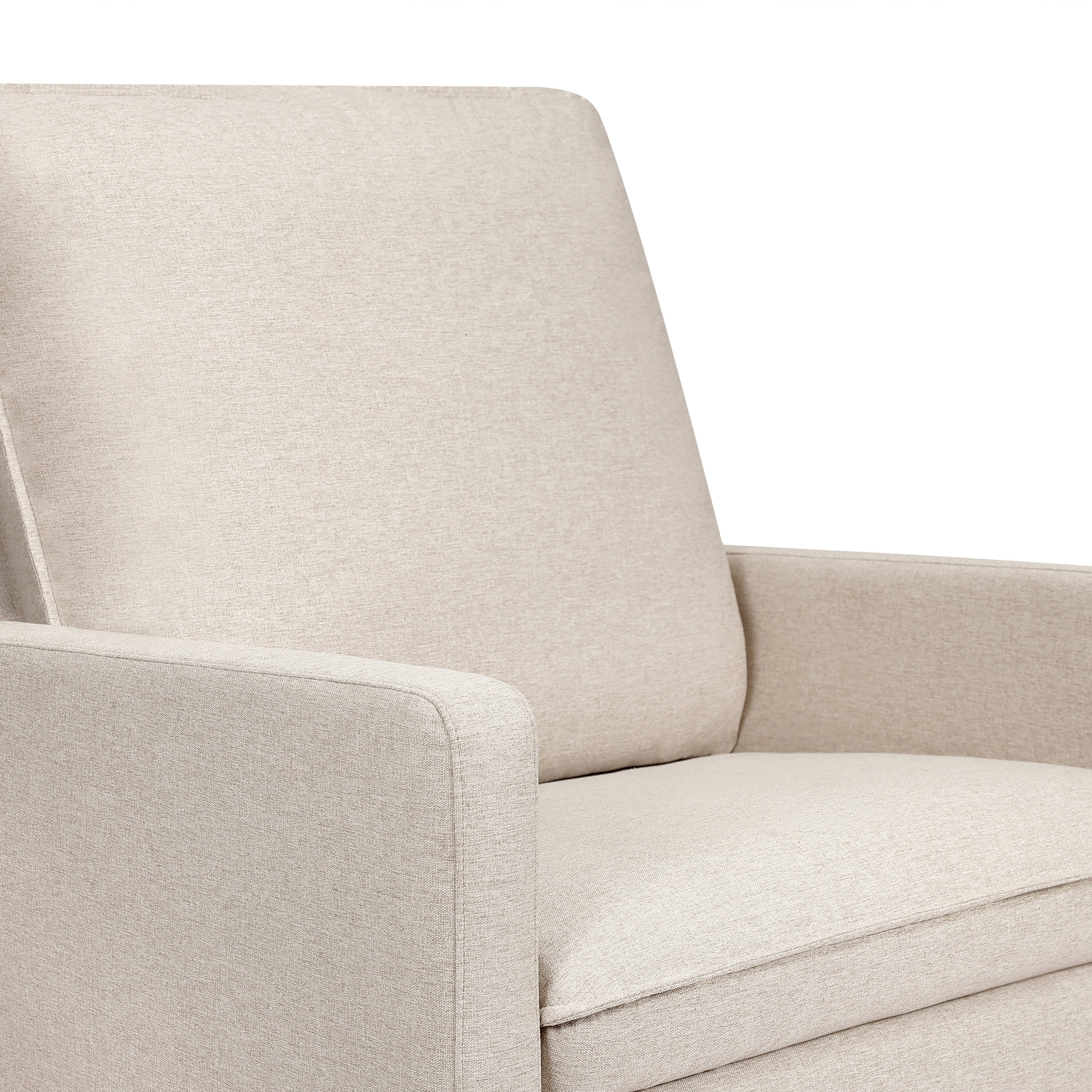 Babyletto Cali Pillowback Chair and a Half Glider in Eco-Performance Fabric | Water Repellent & Stain Resistant | Lullabye Shop