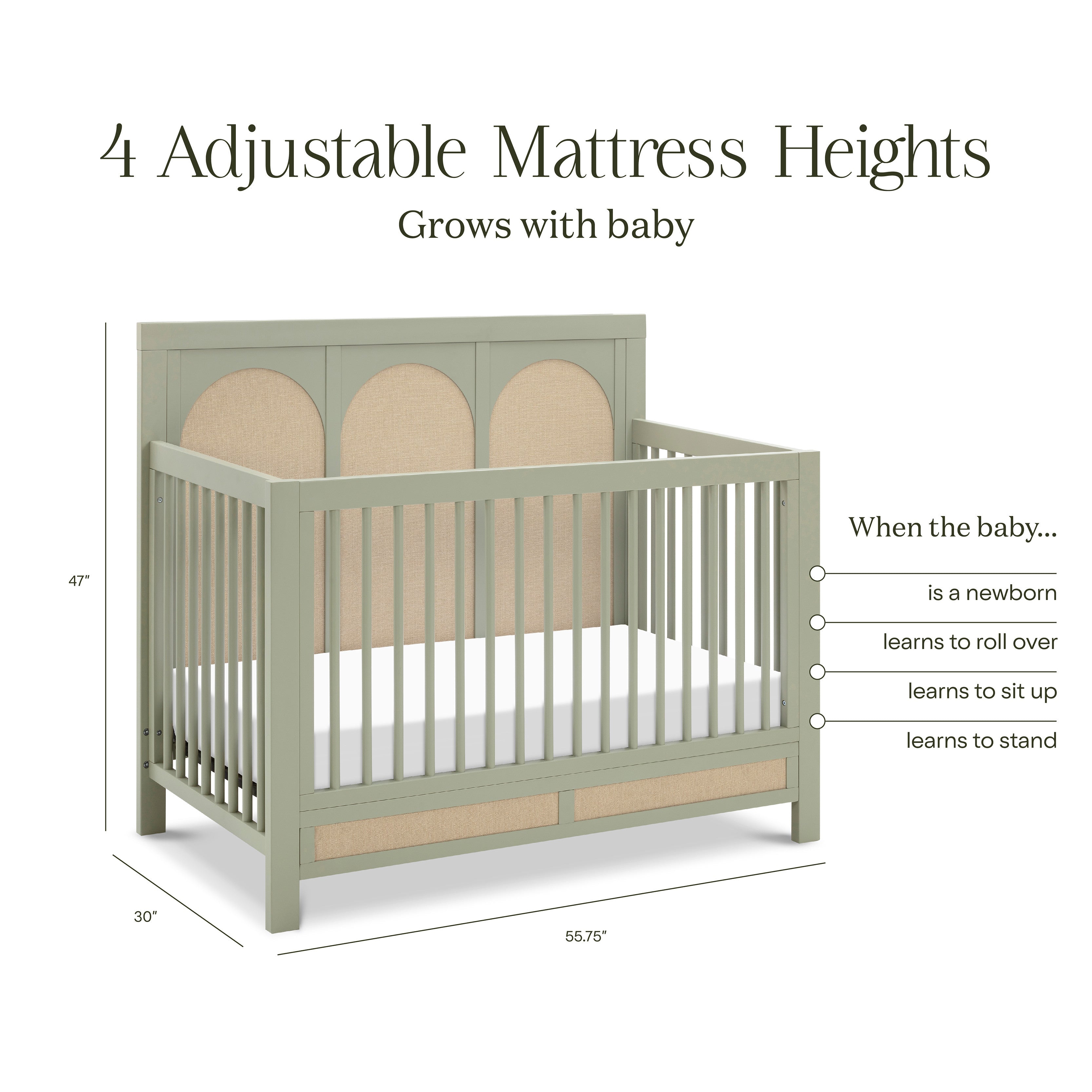Namesake Eloise 4-in-1 Convertible Crib | Lullabye Shop