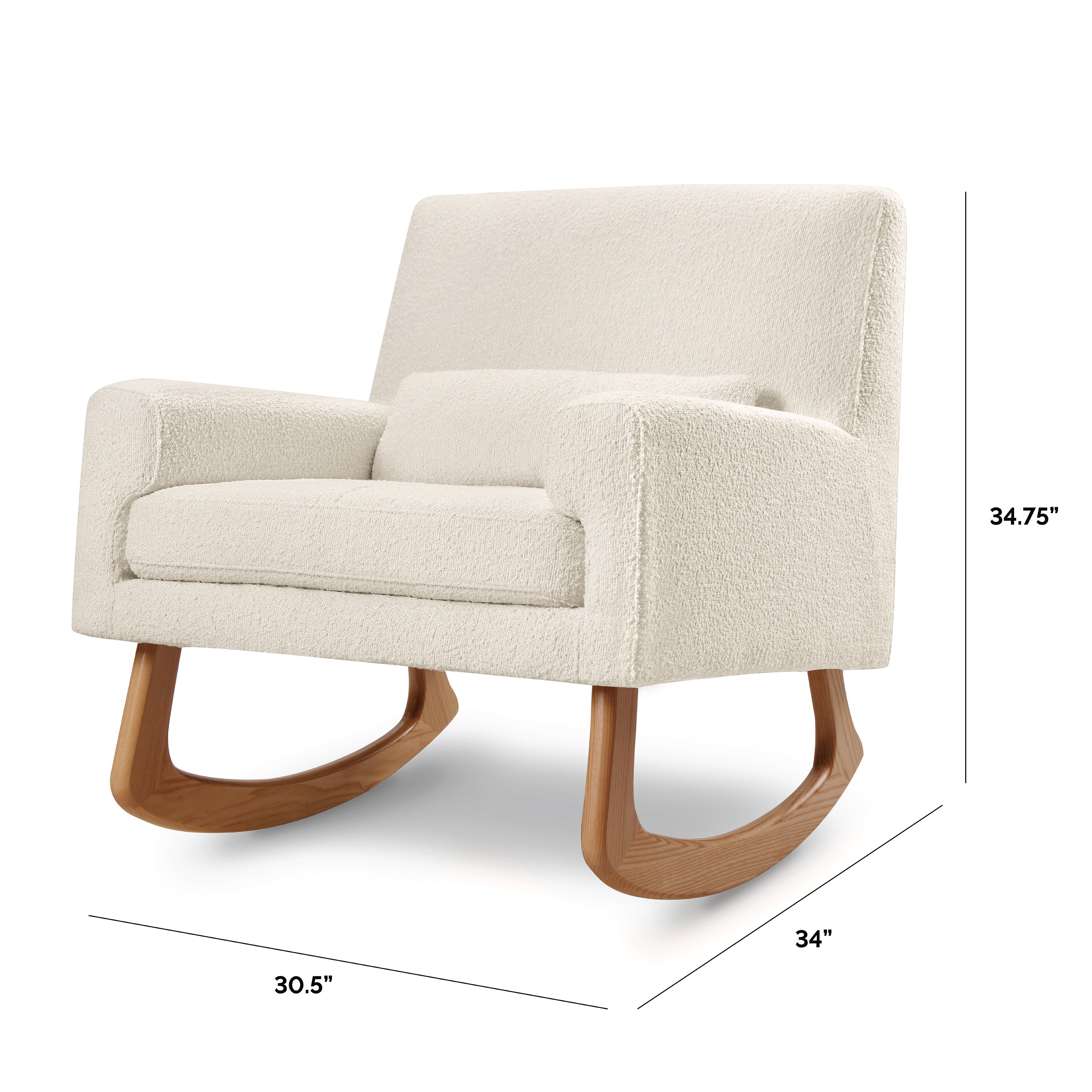 Babyletto Sleepytime Rocker in Boucle | Lullabye Shop