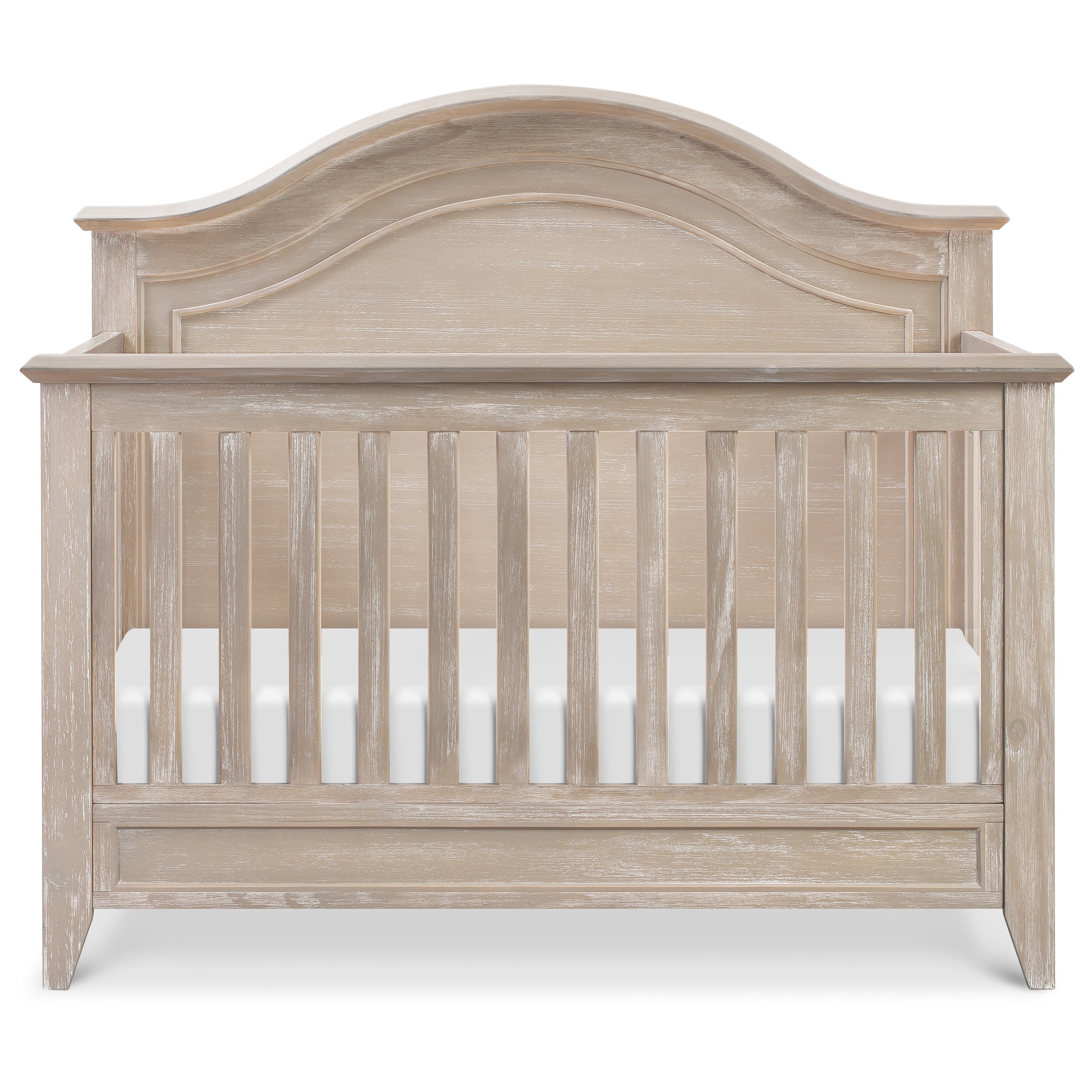 Monogram by Namesake Beckett Rustic 4-in-1 Convertible Curve Top Crib | Lullabye Shop