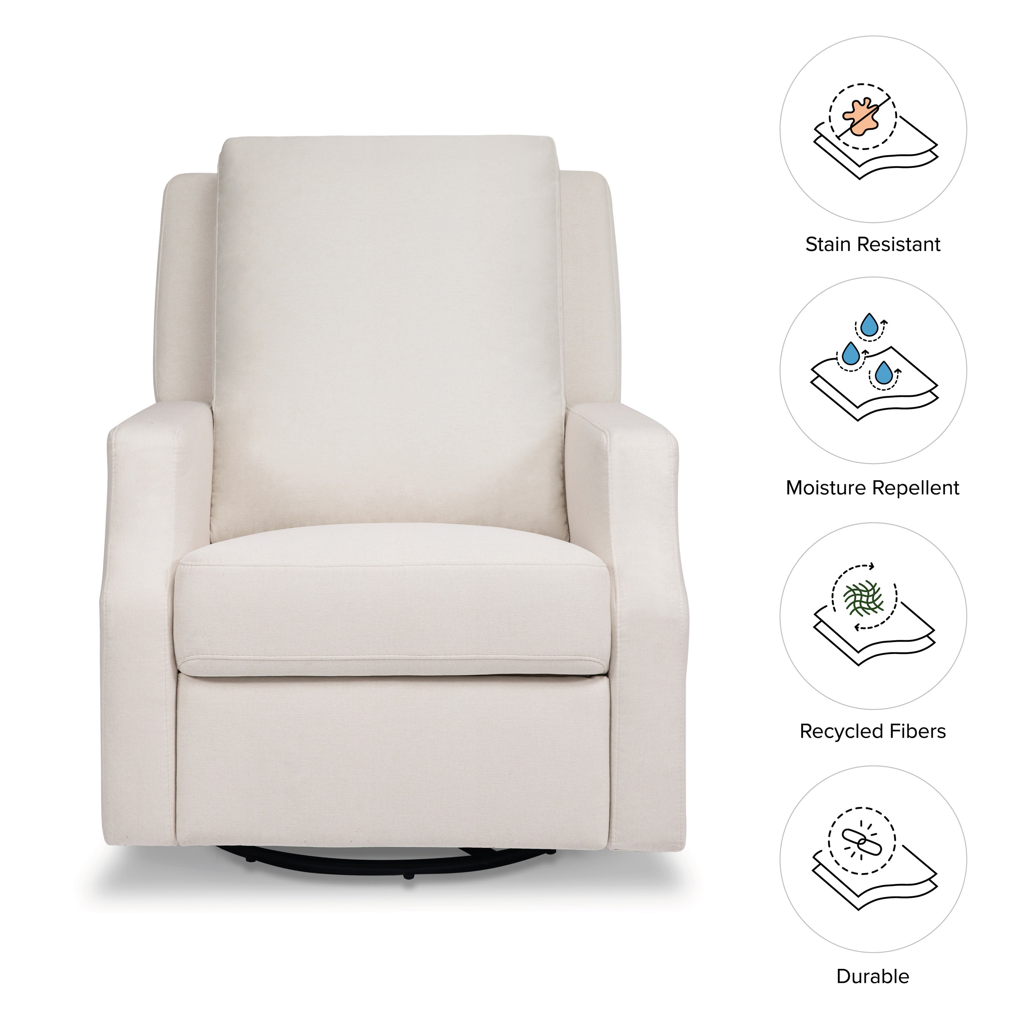Namesake Crewe Recliner and Swivel Glider | Lullabye Shop