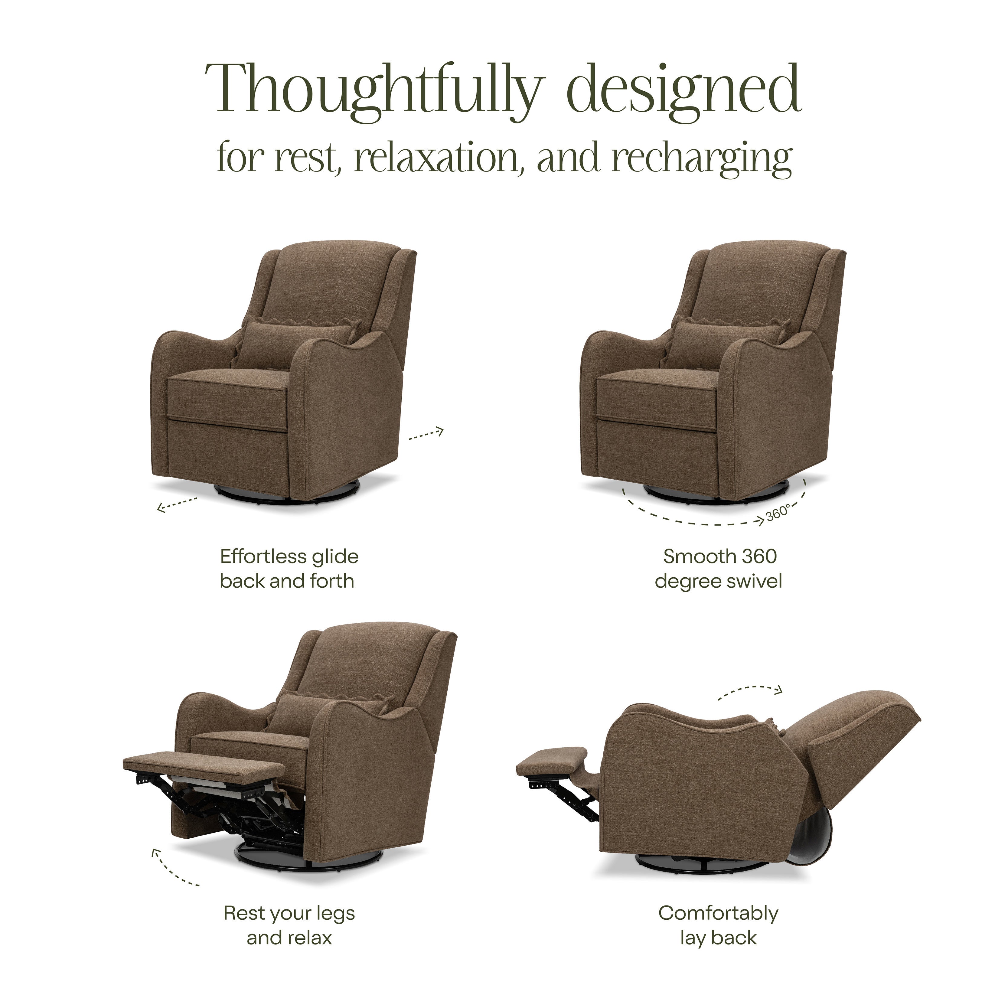 Namesake Devon Recliner and Swivel Glider | Lullabye Shop