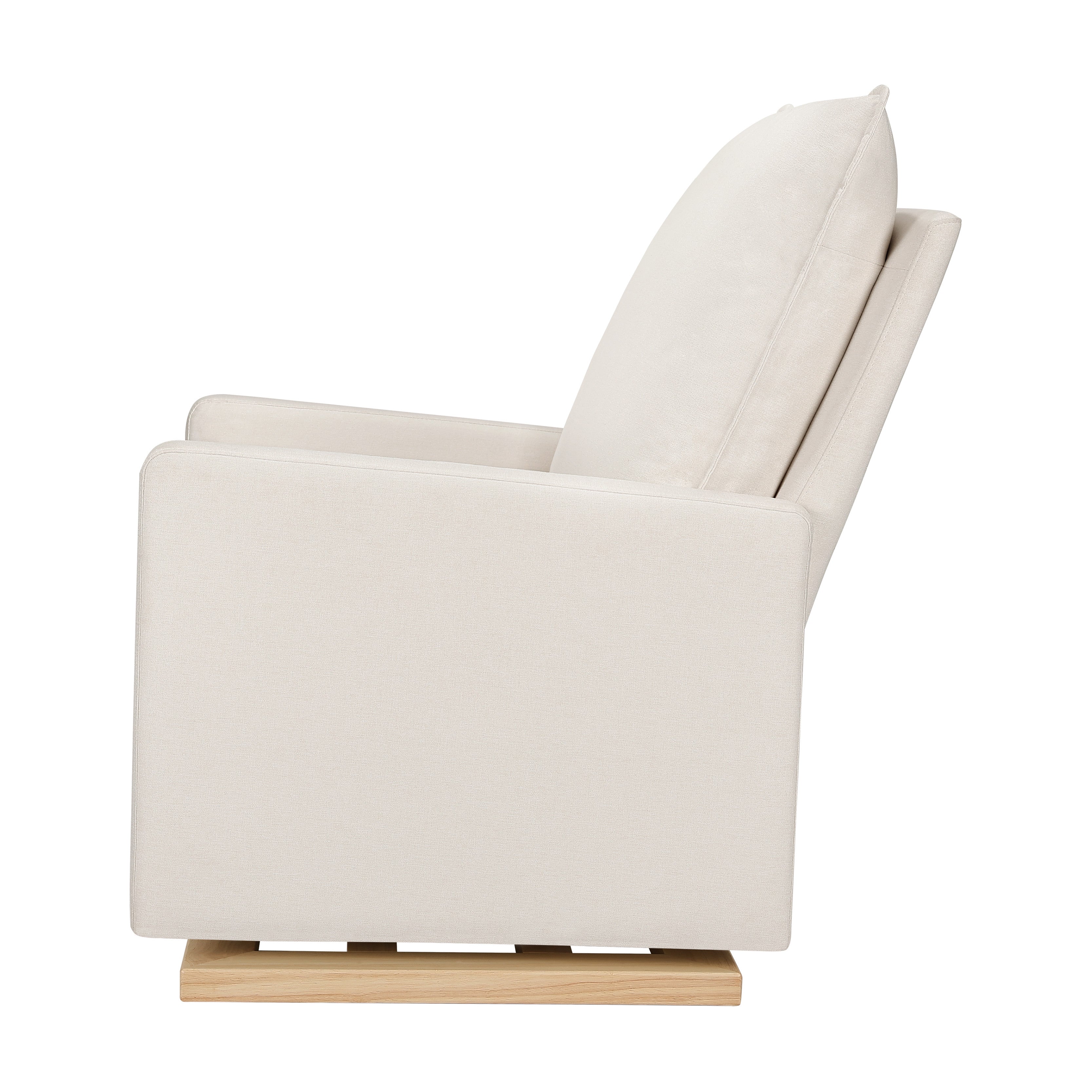 Babyletto Cali Pillowback Chair and a Half Glider in Eco-Performance Fabric | Water Repellent & Stain Resistant | Lullabye Shop