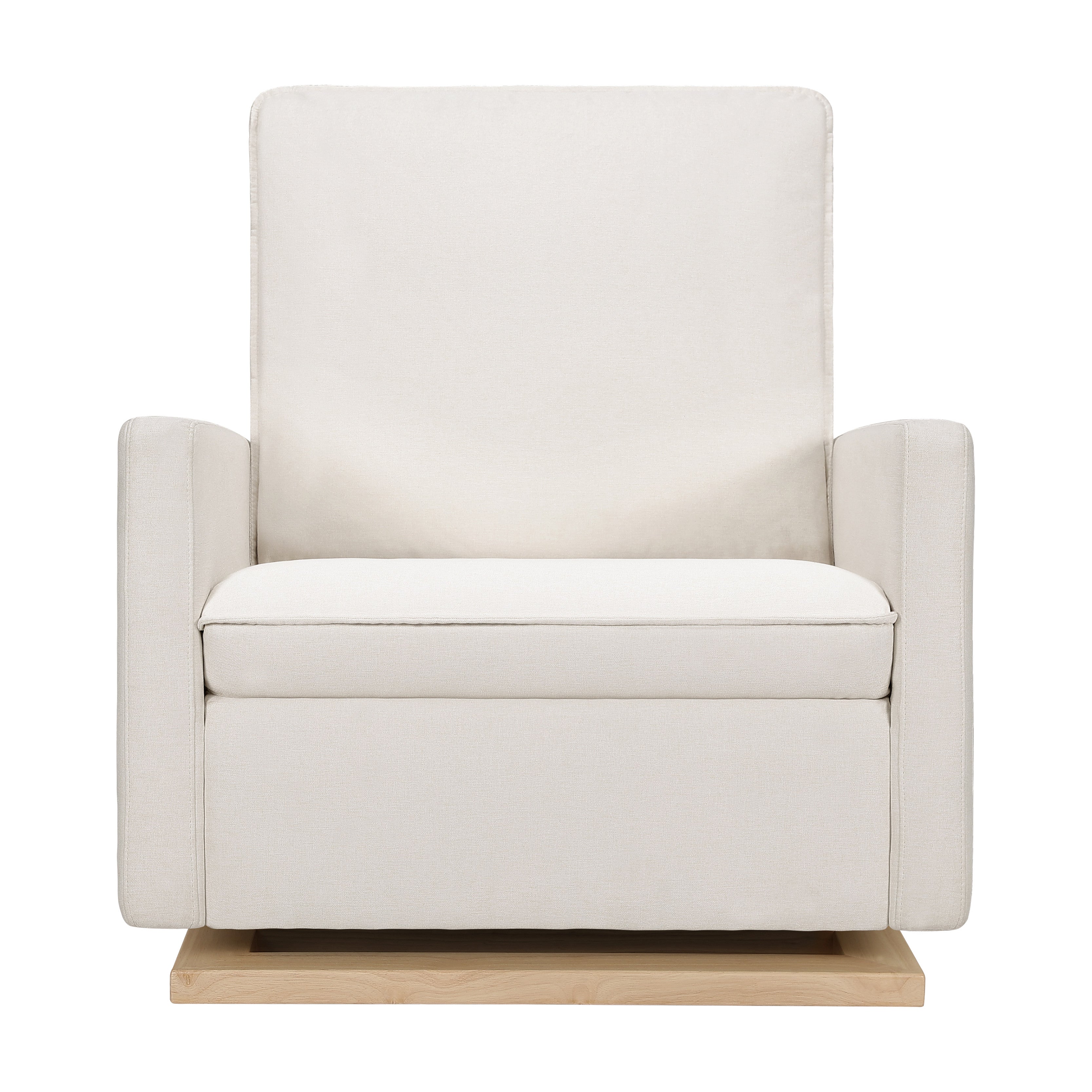Babyletto Cali Pillowback Chair and a Half Glider in Eco-Performance Fabric | Water Repellent & Stain Resistant | Lullabye Shop