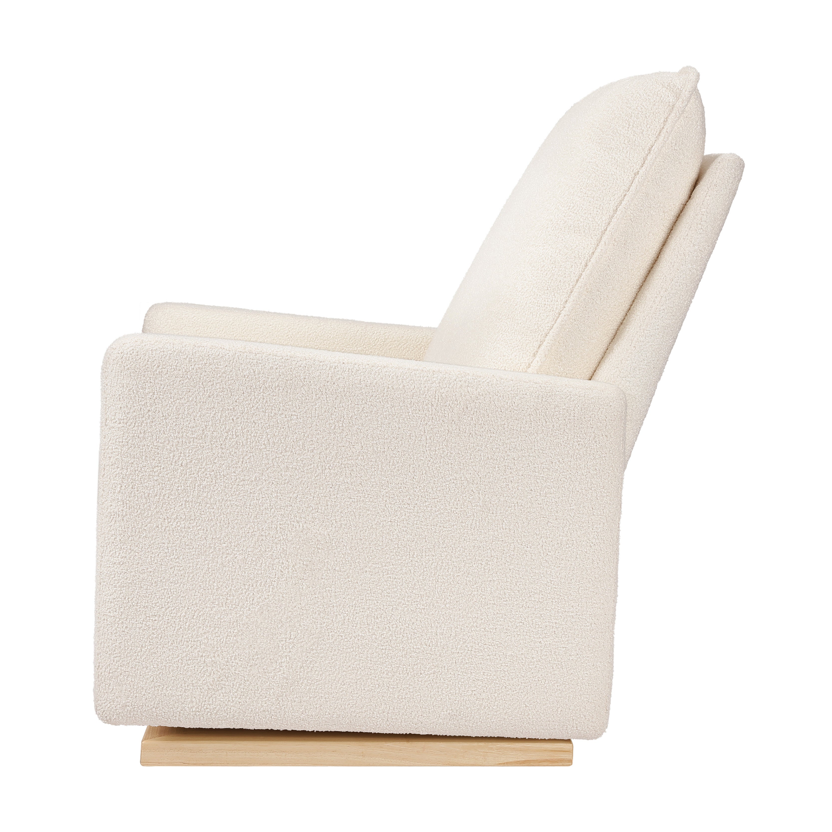 Babyletto Cali Pillowback Chair and a Half Glider in Fleece | Lullabye Shop