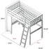 Jackpot Deluxe Canterbury All-in-One Study Loft Bed